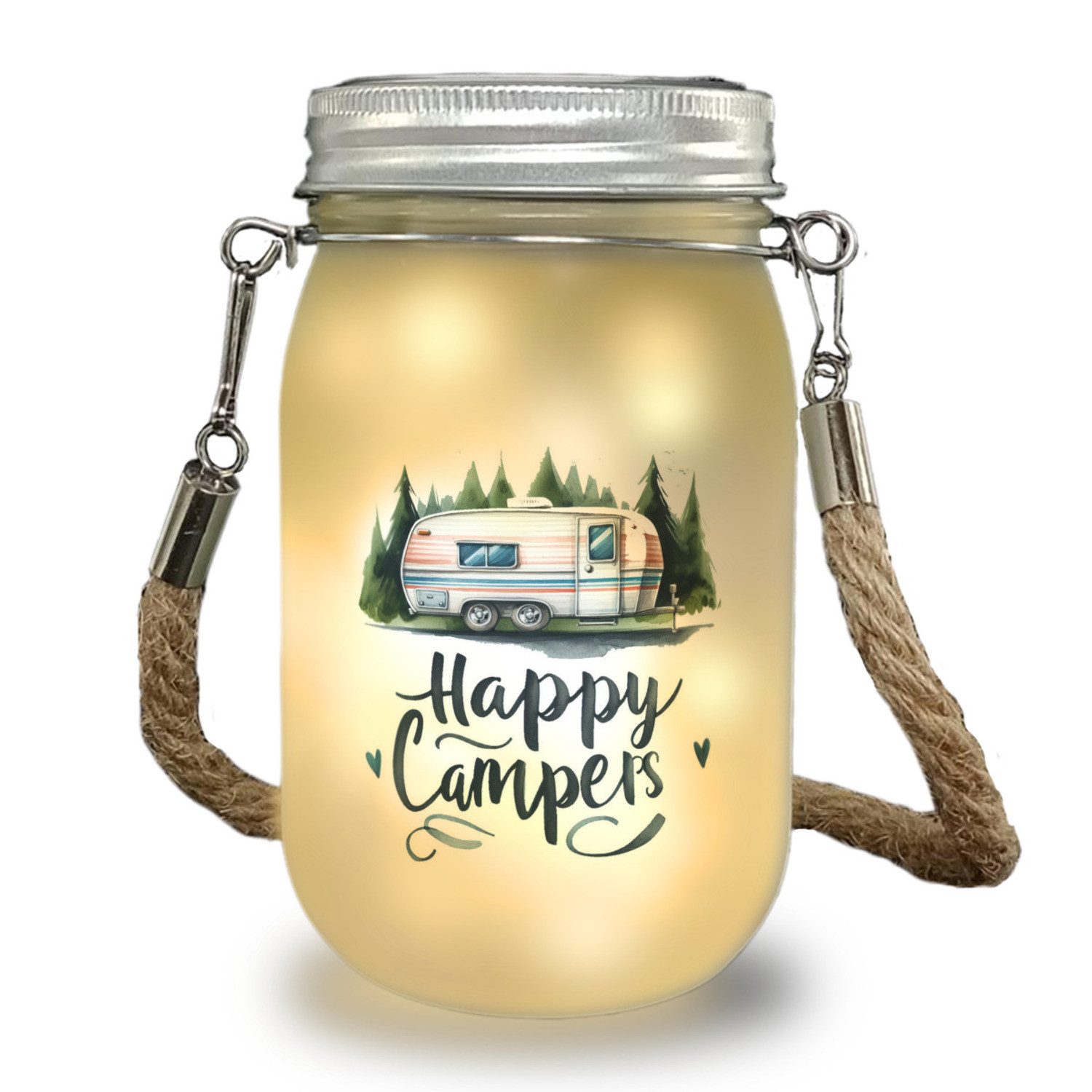 speecheese Dekolicht Happy Campers Wohnwagen Solarlicht günstig online kaufen