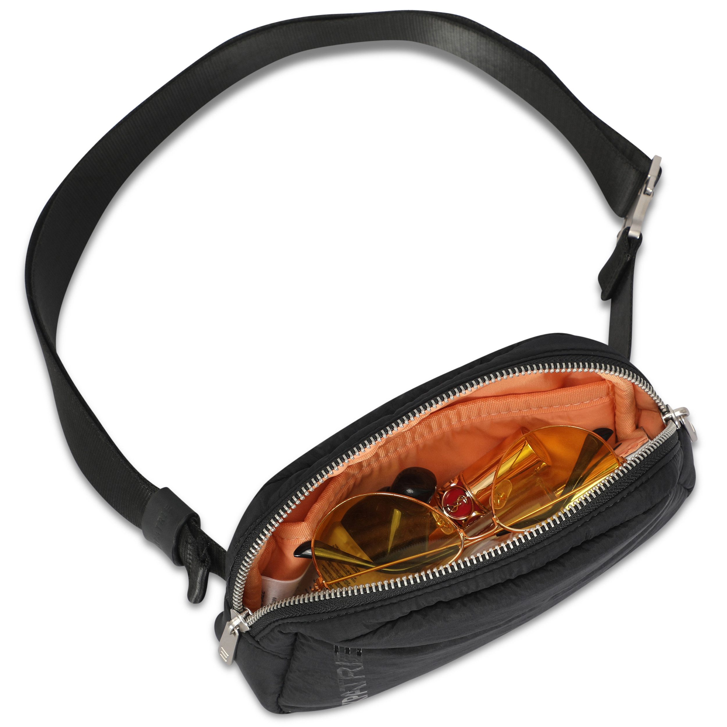 Expatrié Gürteltasche Milly Bauchtasche im Puffy Design (1-tlg), Kleine Gürteltasche aus Nylon mit Metallschnalle, Wasserabweisend