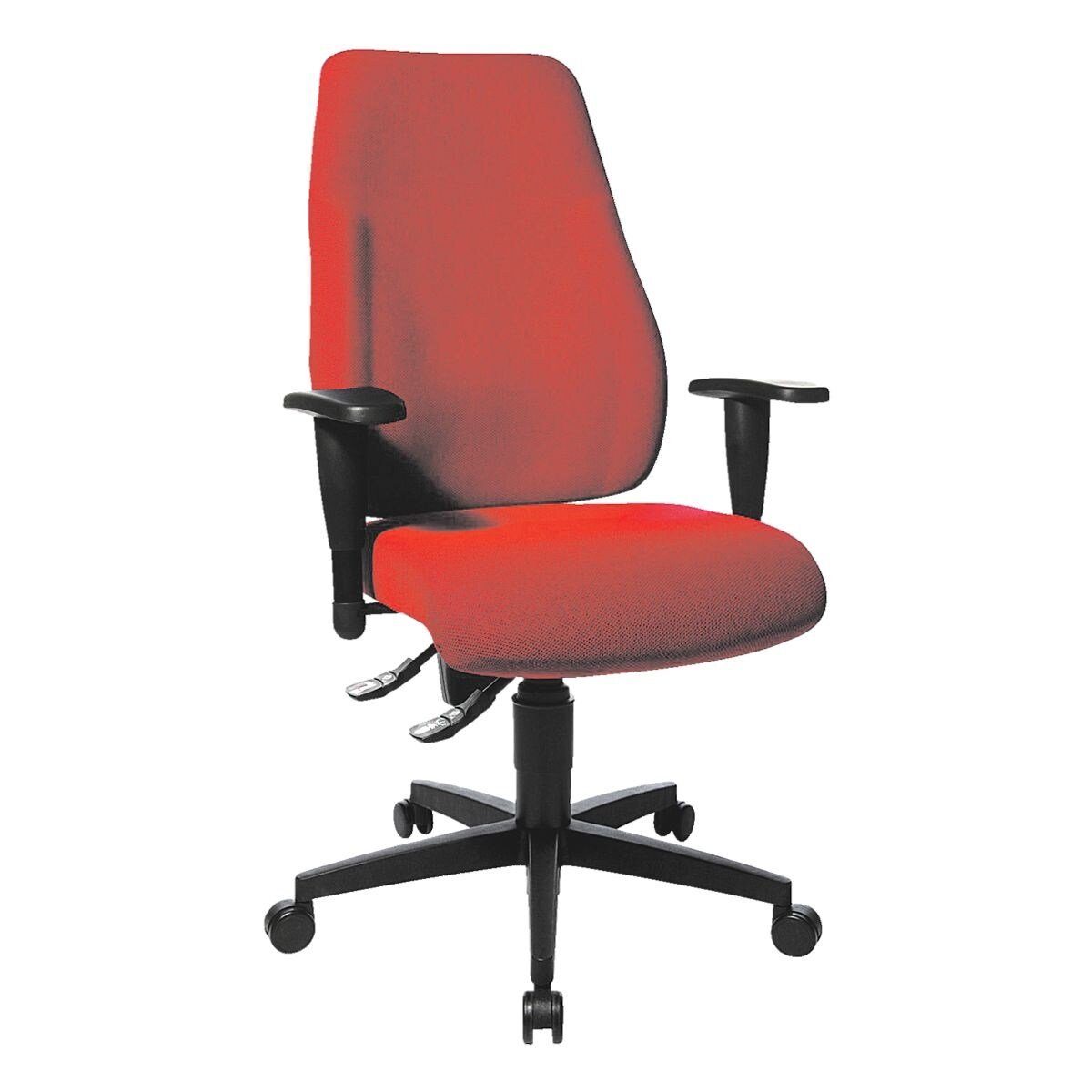 TOPSTAR Schreibtischstuhl Lady Sitness, speziell für die Sitzbedürfnisse von Frauen, (ohne Armlehnen) rot