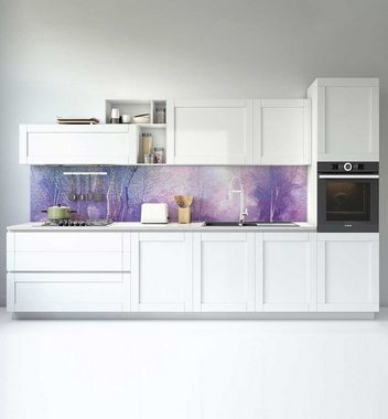 MyMaxxi Dekorationsfolie Küchenrückwand Landschafts Malerei selbstklebend Spritzschutz Folie