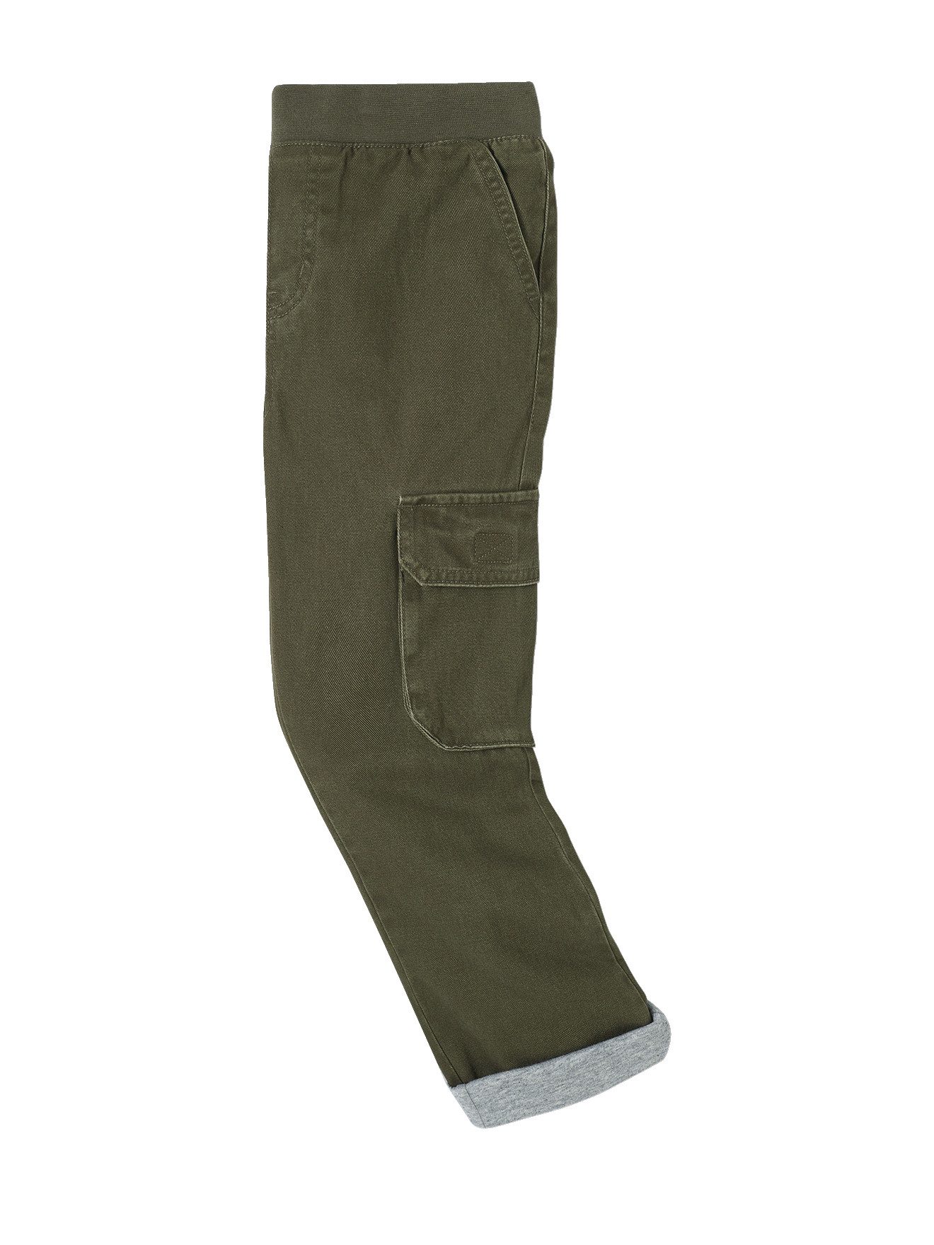 vertbaudet Thermohose Jungen Thermo-Cargohose mit Dehnbund Bundweite verstellbar