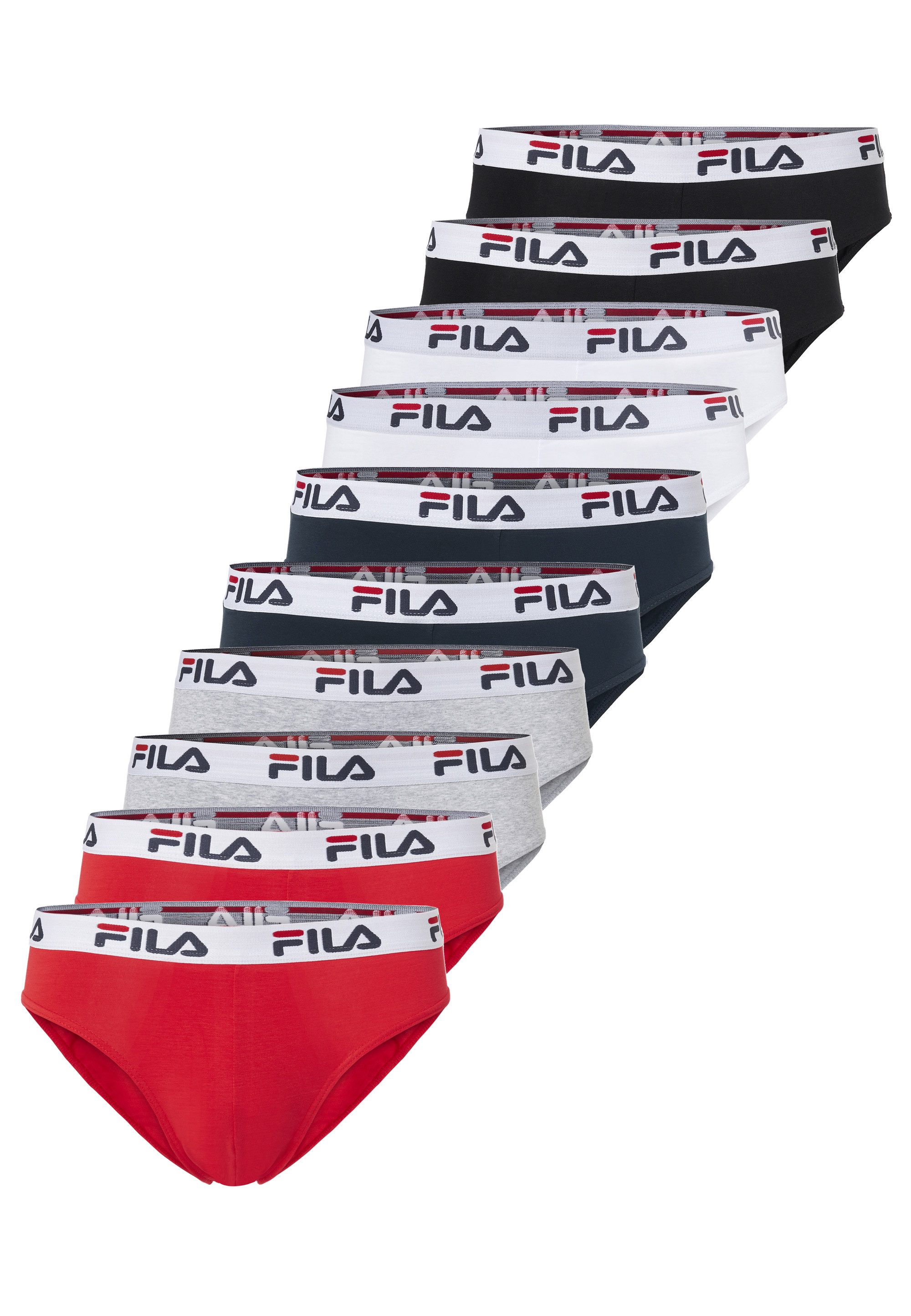 Fila Slip (10-St) 10er-Pack mit elastischem Logo-Bund