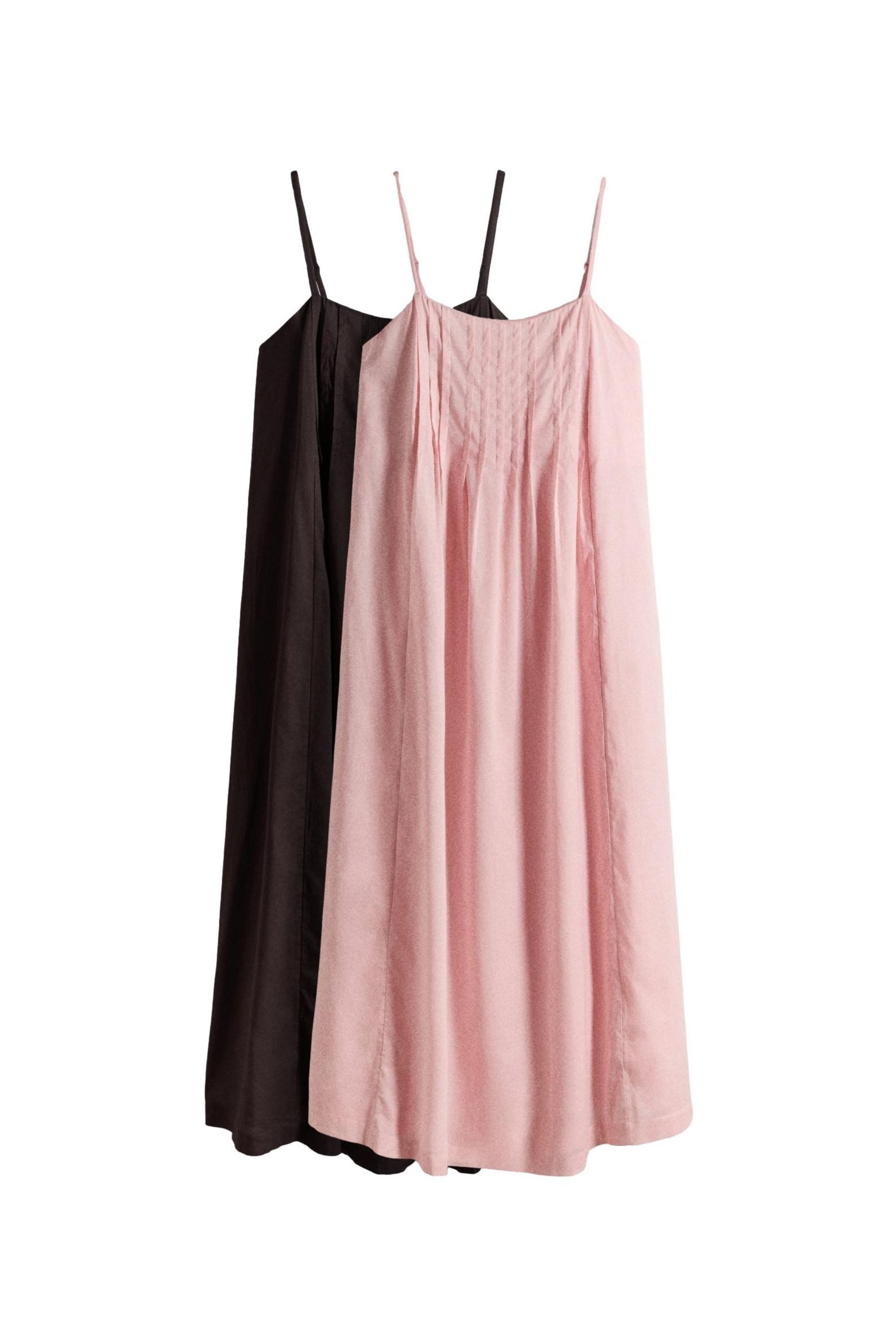 The Set Maxikleid The Set Maxi-Trägerkleider, 2er-Pack (2-tlg)