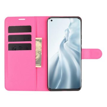 König Design Handyhülle Xiaomi Mi 11, Schutzhülle Schutztasche Case Cover Etuis Wallet Klapptasche Bookstyle