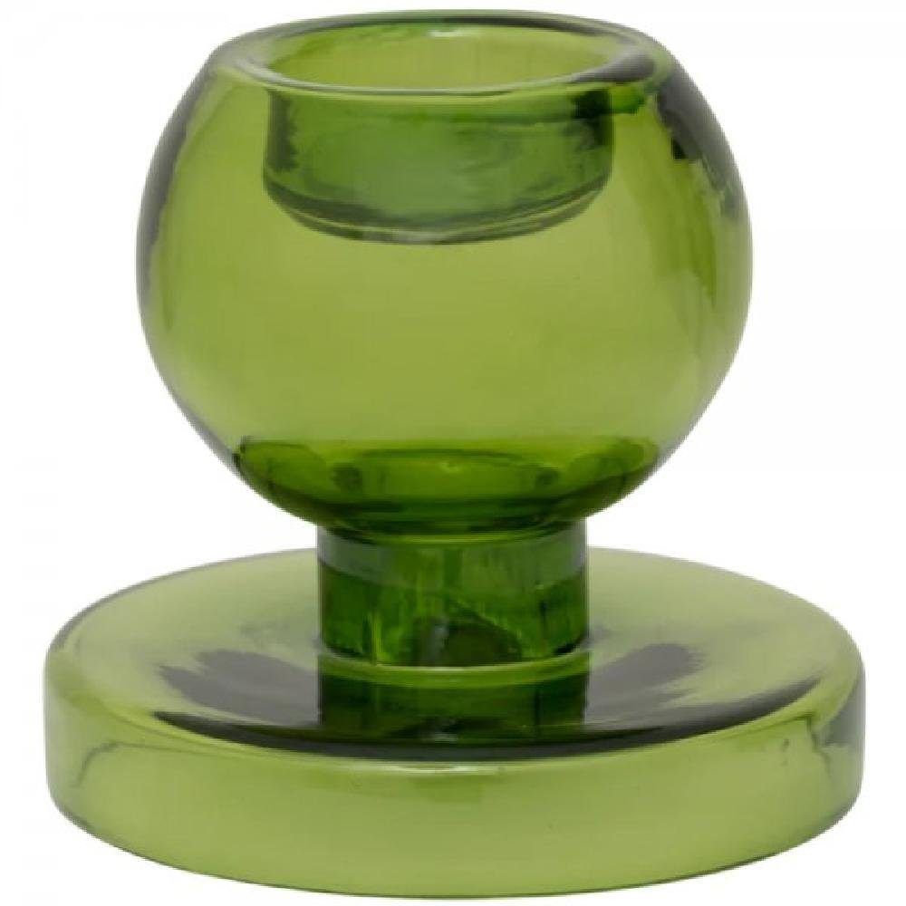 Urban Nature Culture Kerzenhalter Teelichthalter Peridot Recycled Glass Grün (11x10cm)