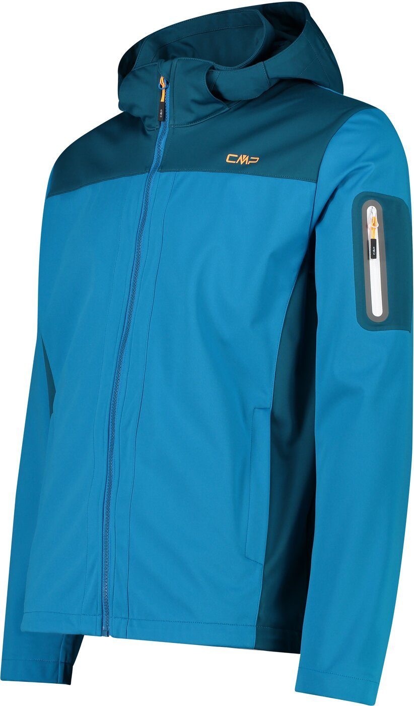 CAMPAGNOLO HOOD REEF-DEEP 06LN ZIP JACKET LAKE Outdoorjacke MAN