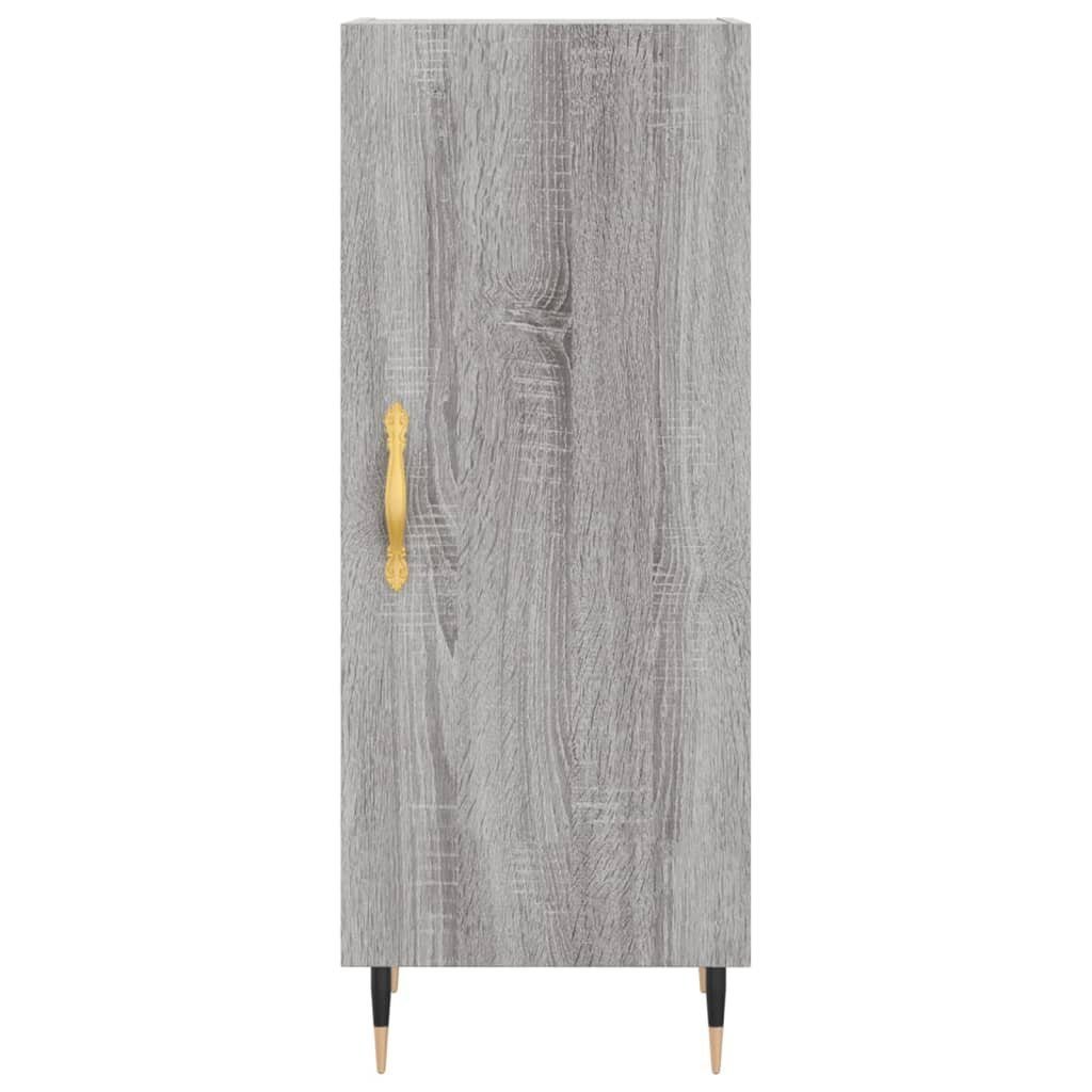 vidaXL Sideboard Sideboard Grau Sonoma Holzwerkstoff (1 34,5x34x90 St) cm
