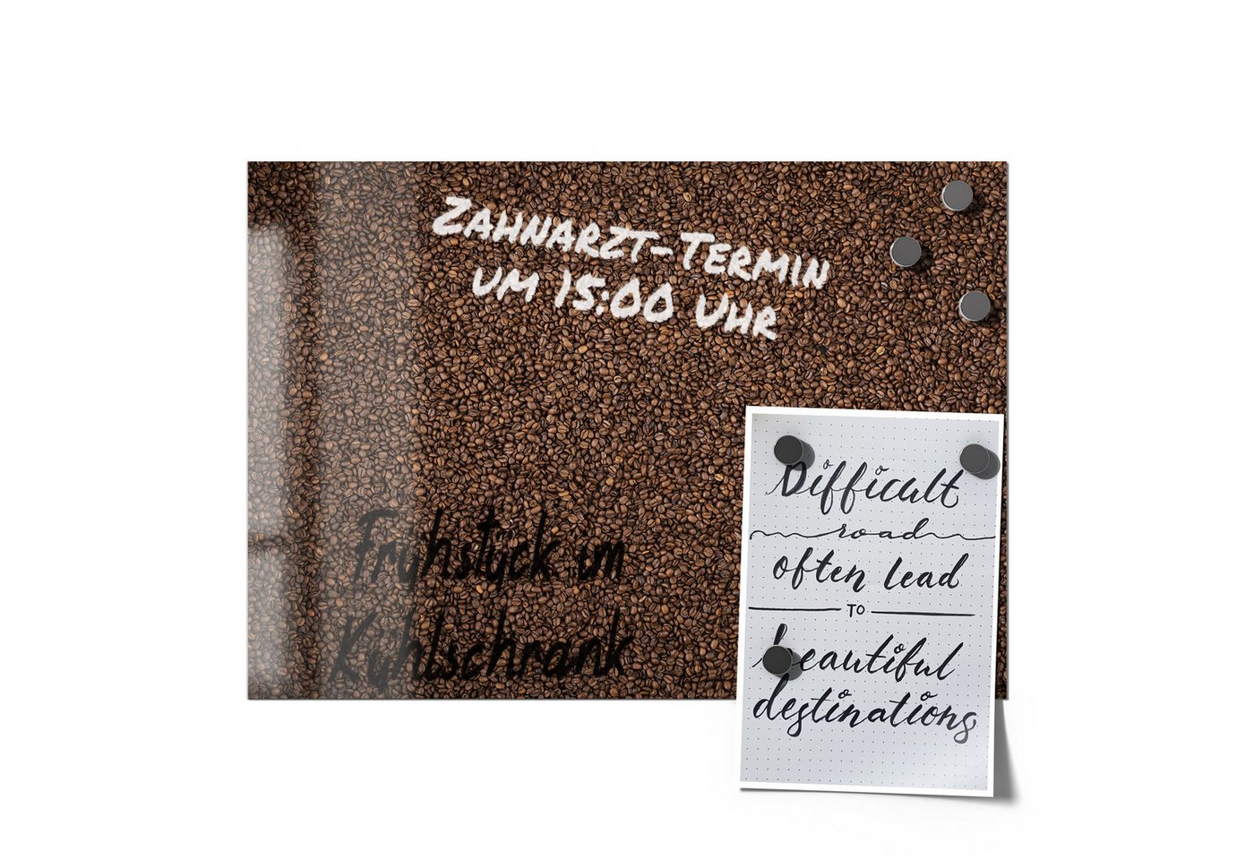 Thumbnail - DEQORI Magnetfolie 'Kaffeebohnenmeer', beschreibbar universal Magnetmatte magnetisch Folie Planer Kalender