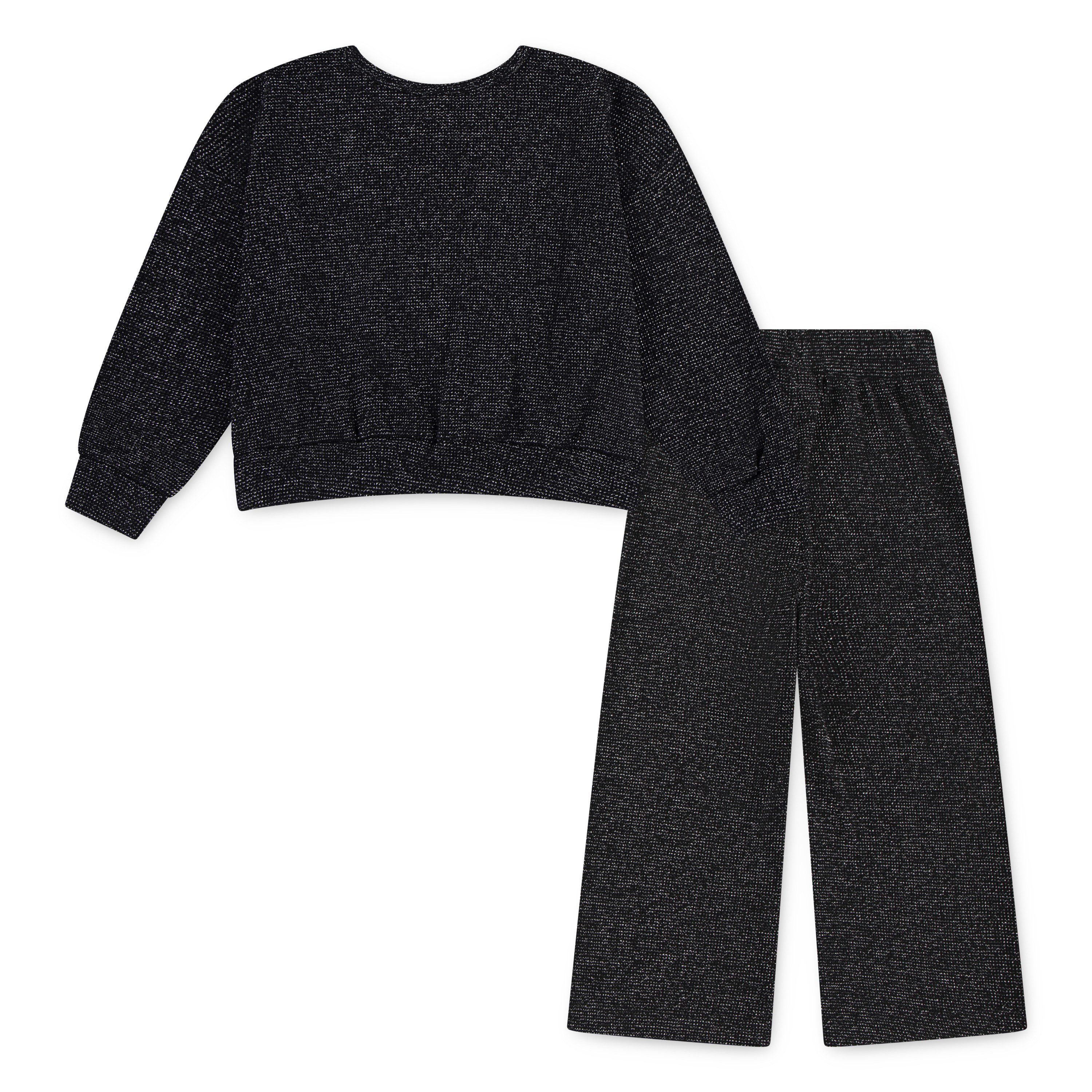 Nike Sportswear Jogginganzug NKG LUREX WAFFLE SET (Set, 2-tlg), für Kinder, zweiteiliges Set, aus Sweatshirt und Jogginghose
