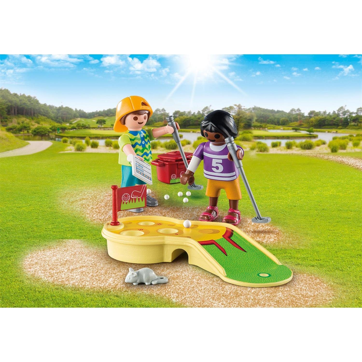 Playmobil® 9439 Kinder beim Minigolfspiel Konstruktions-Spielset günstig online kaufen