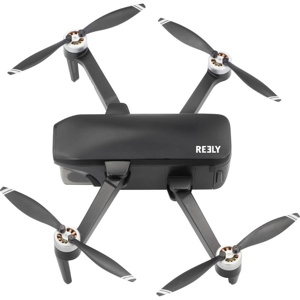 Reely »GPS 4K DRONE GRAVITII SUPER COMBO« Quadrocopter  (Wegpunkt-Navigation, Return to Home, inkl. GPS-Funktion,  Bildstabilisierung, Altitude-Mode, Objektverfolgung, Automatisches  Starten/Landen, inkl. Fernsteuerung)