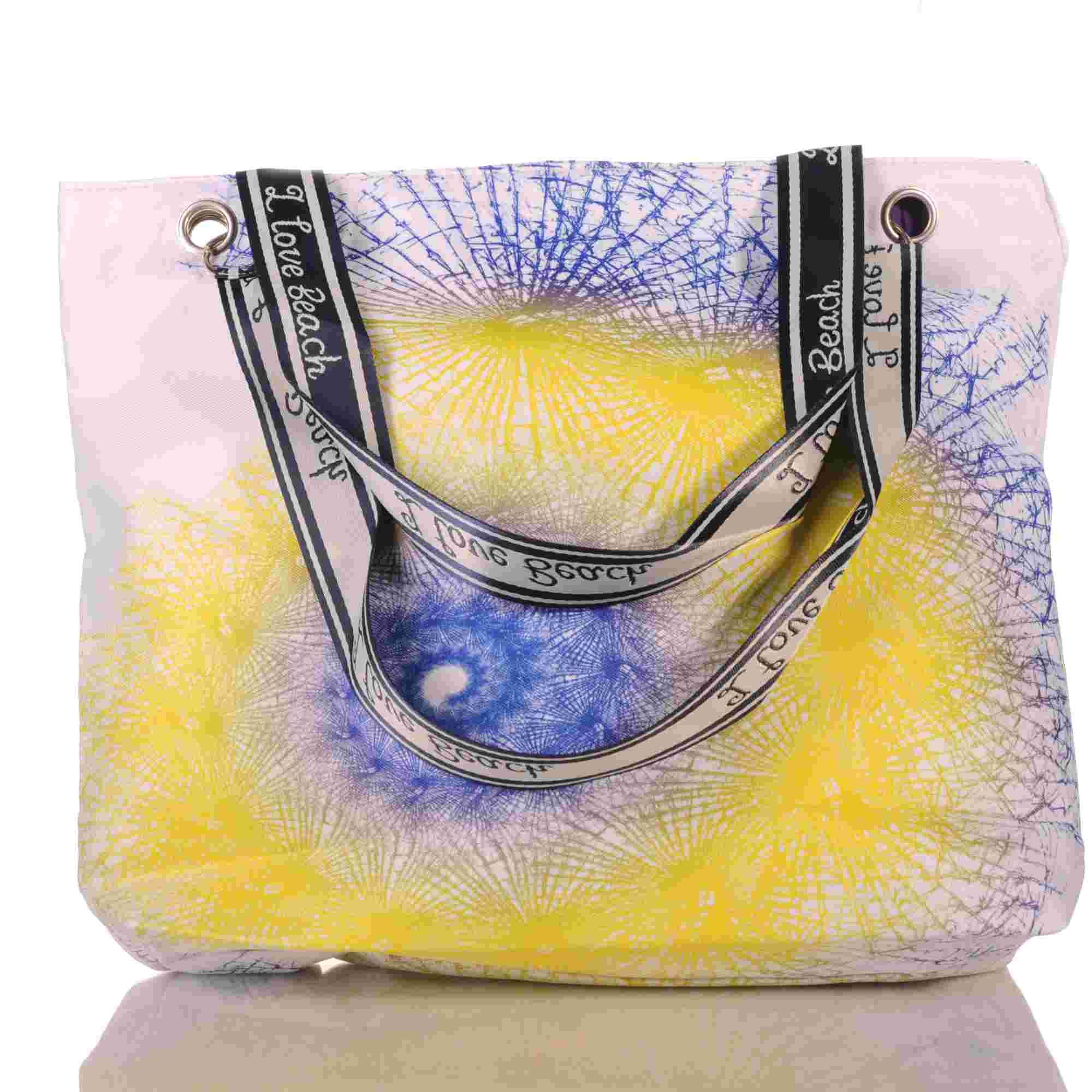 KMISSO Umhängetasche Strandtasche im modernen Aquarell Design 30747 (1-tlg), im eleganten Look
