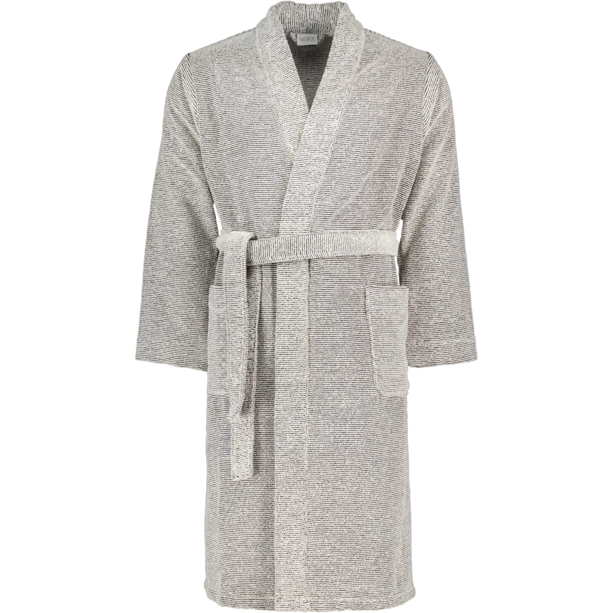 Möve Unisex-Bademantel Eden Kimono Velours, Kimono, 90% Baumwolle, 10% Leinen