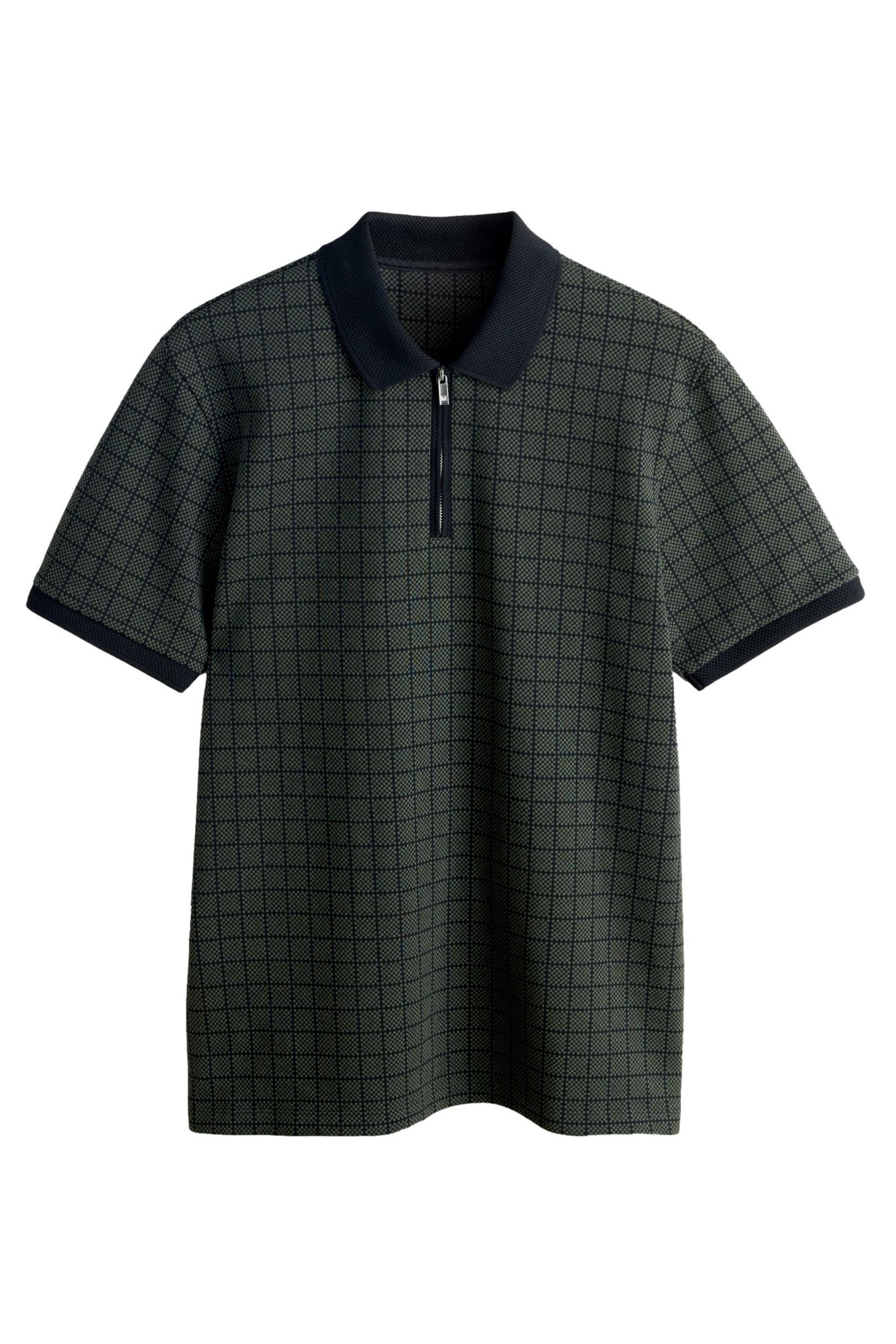 Next Poloshirt Gemustertes Poloshirt (1-tlg)
