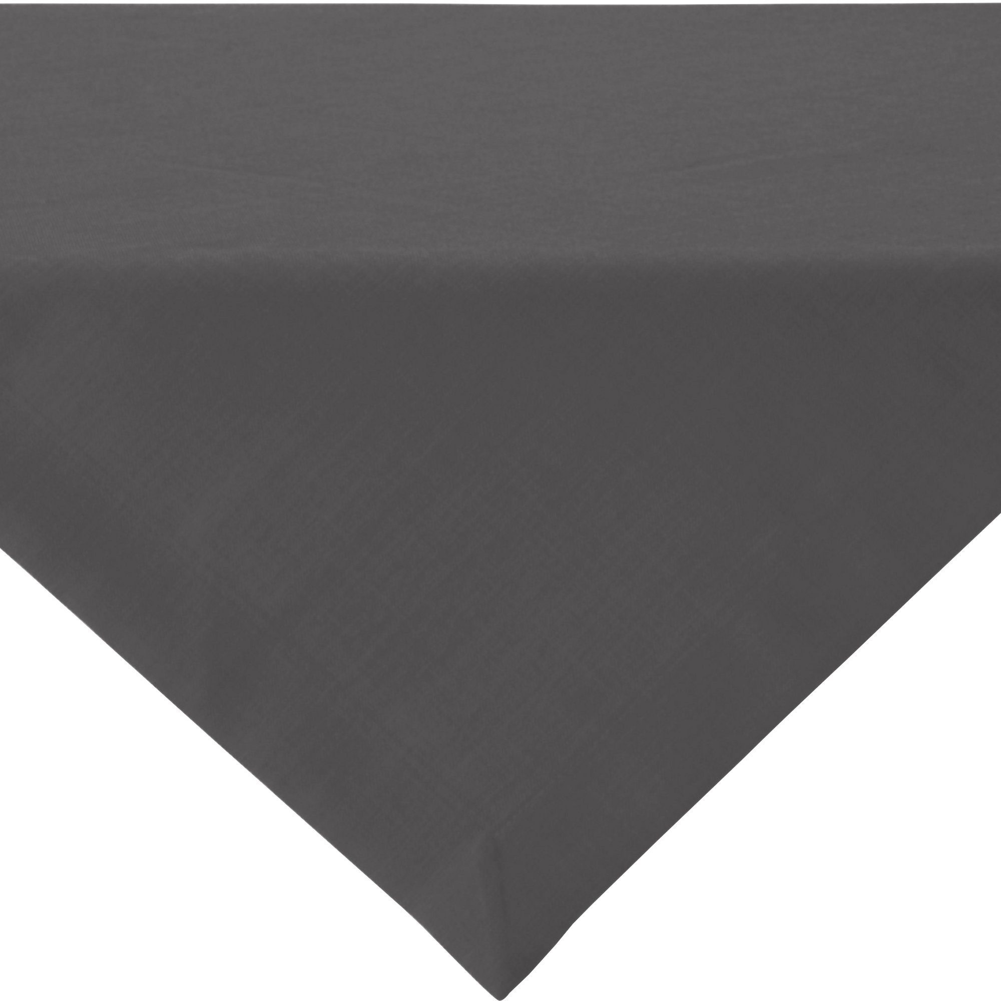 Uni + home table Mitteldecke "Loft" (1-tlg), Mitteldecke sander fleckabweisend graphit