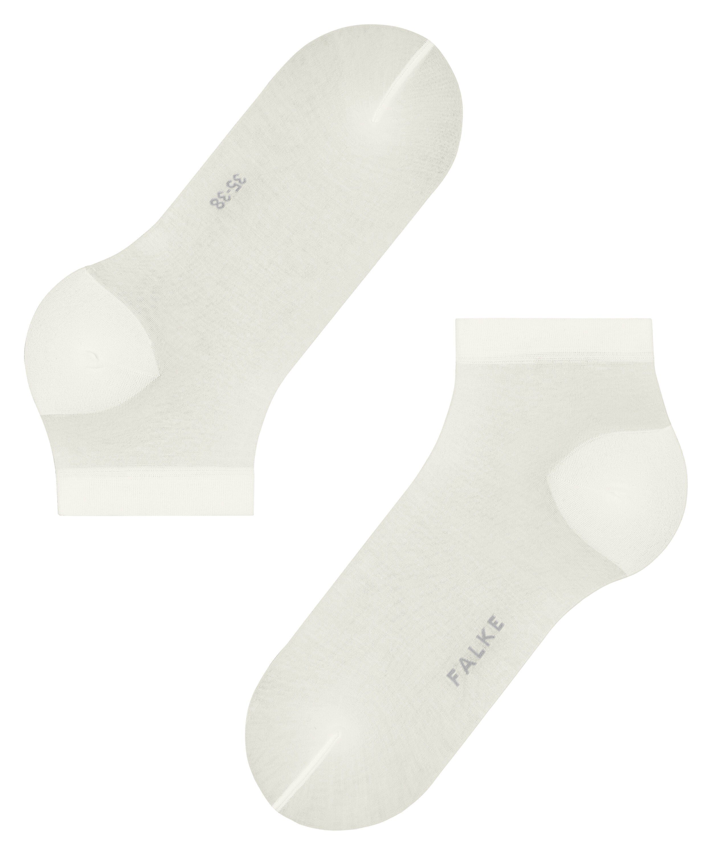 Maschenbild mit sehr Sneakersocken (1-Paar) Fine Softness feinem FALKE (2009) white