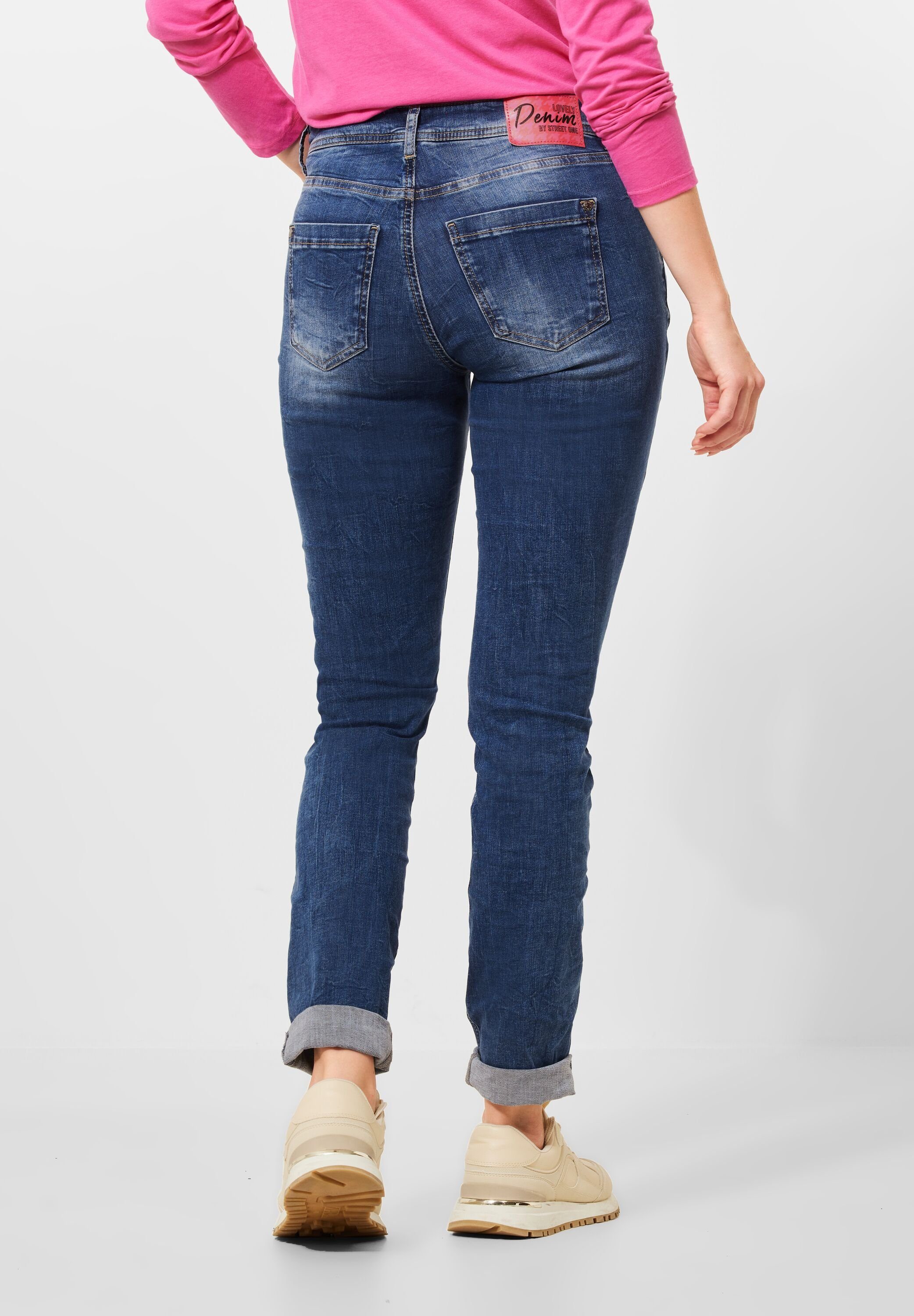 STREET ONE Comfort-fit-Jeans 5-Pocket-Style, High Waist