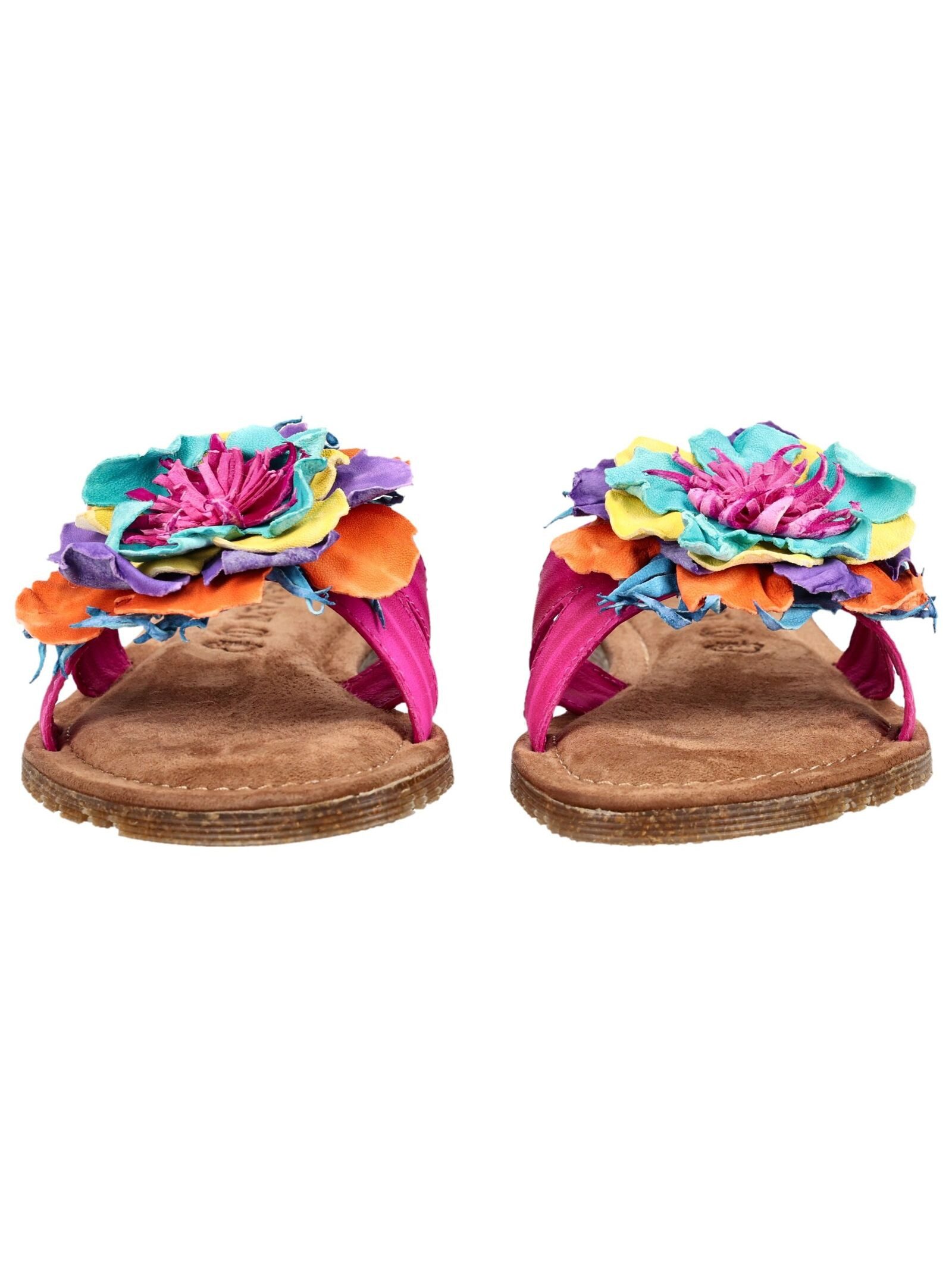 Lazamani Lazamani Pantoletten Leder/Textil Pantolette