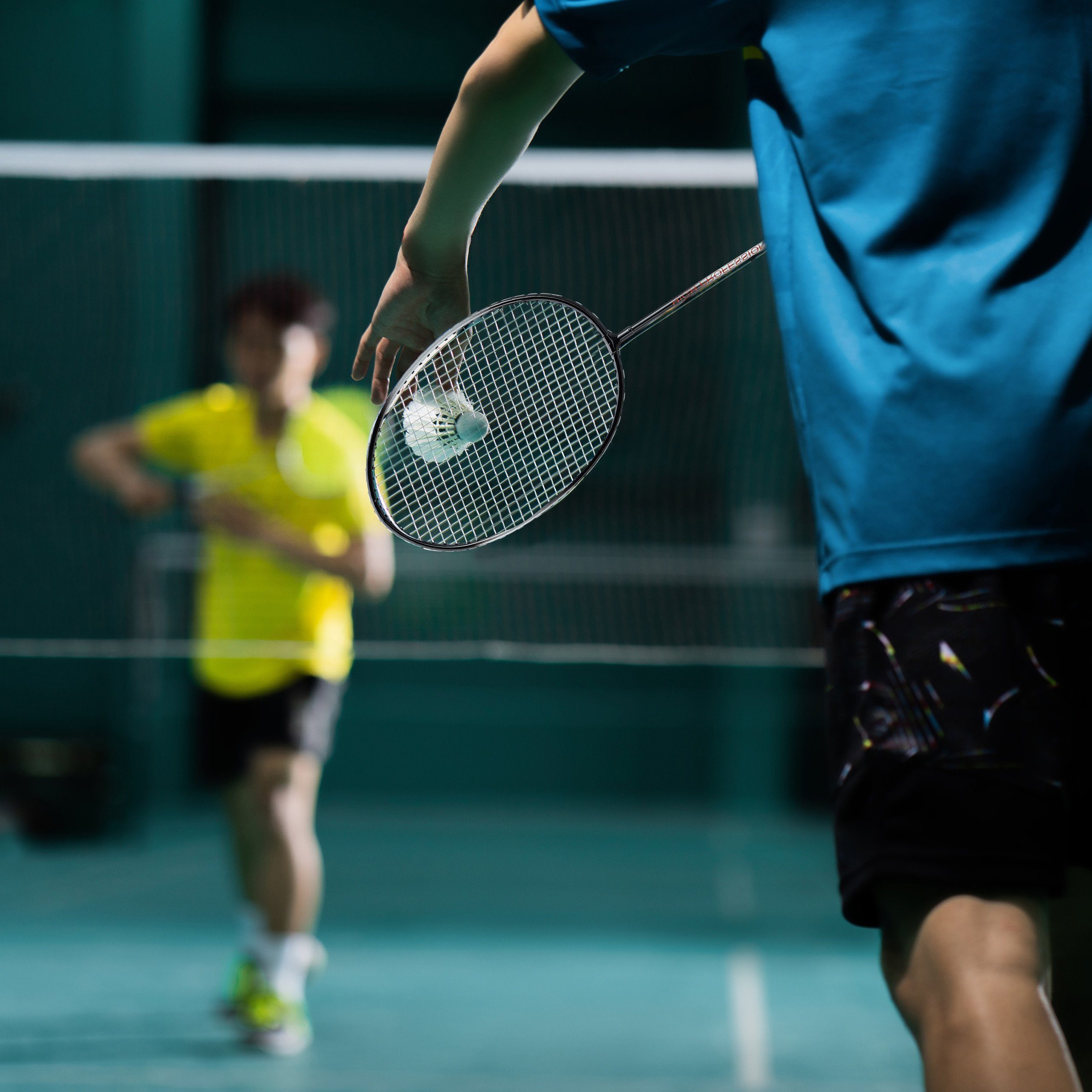 relaxdays Badmintonschläger Badmintonset mit Tasche