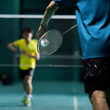 relaxdays Badmintonschläger Badmintonset mit Tasche