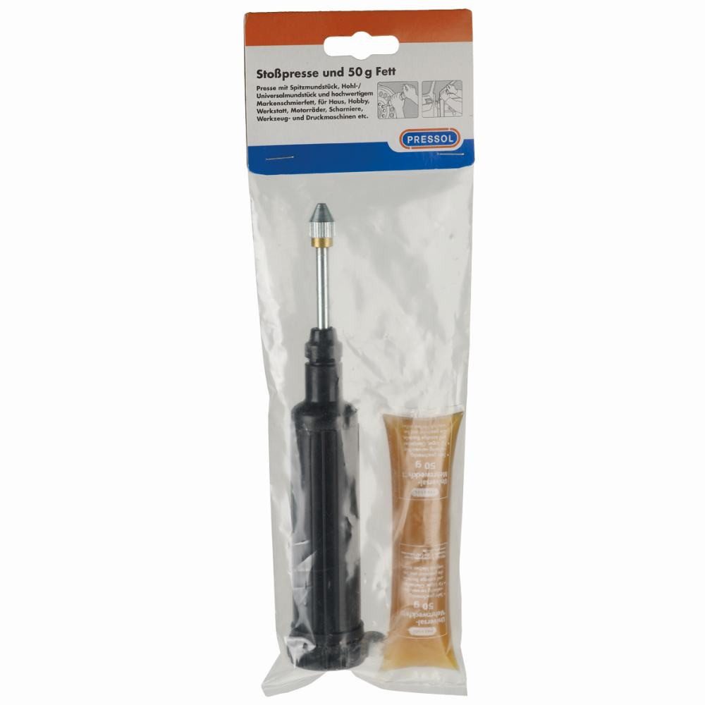 Pressol Schmierfett PRESSOL Stoßpresse Volumen 65ml mit Fettkissen 50g