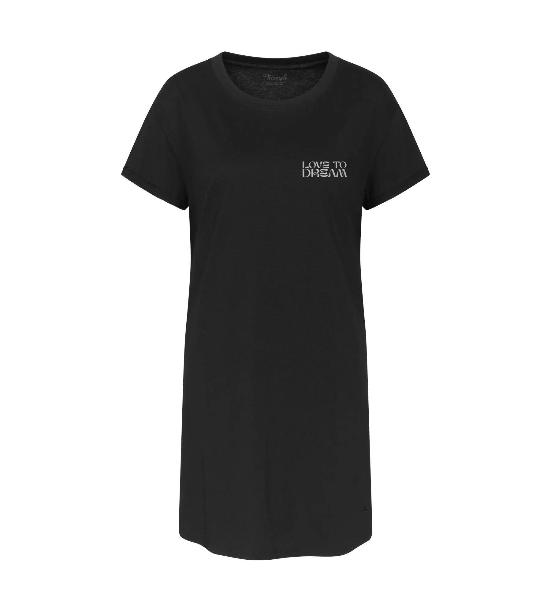 Triumph Nachthemd Nightdresses NDK X weich, atmungsaktiv, gerippter Rundhalsausschnitt, Kurzarm