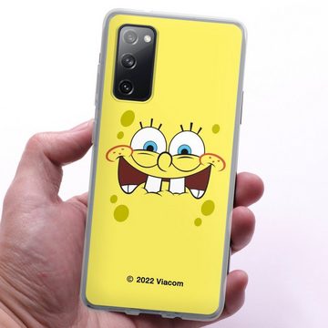 DeinDesign Handyhülle Spongebob Schwammkopf Offizielles Lizenzprodukt Kindheit, Samsung Galaxy S20 FE Silikon Hülle Bumper Case Handy Schutzhülle