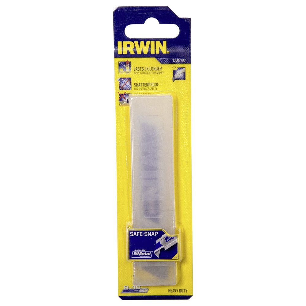 Thumbnail - IRWIN Cuttermesser Irwin Tools 10507103 Bi-Metall „Blue“ Abbrechklinge 18 mm 8 St.