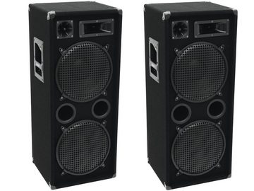 DSX DSX PA-SET 50 Anlage DJ 3Wege 4 x 30 cm Bass USB Musikanlage 3000 Watt Stereo Party-Lautsprecher (1000 W)