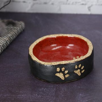 Lantelme Futternapf Keramik Katzennapf, Keramik, Handarbeit aus solider Keramik