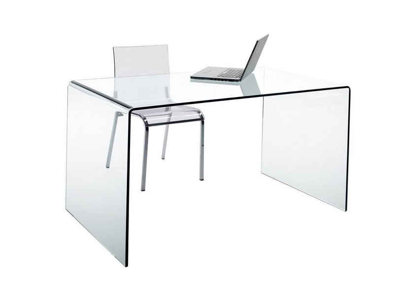Moebel-Eins Schreibtisch CHANDRA Schreibtisch, Material Glas, CHANDRA Schreibtisch, Material Glas