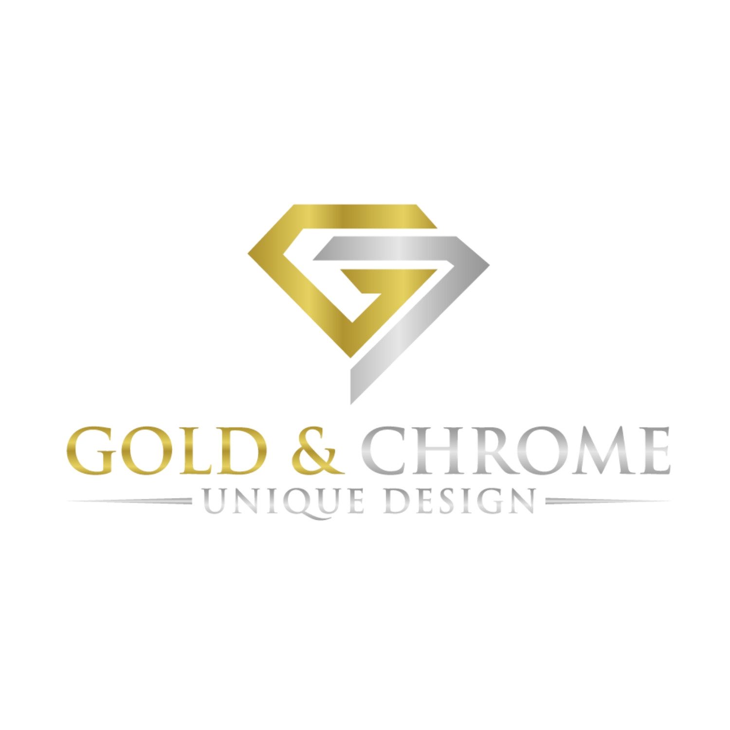 GOLD&CHROME UNIQUE DESIGN