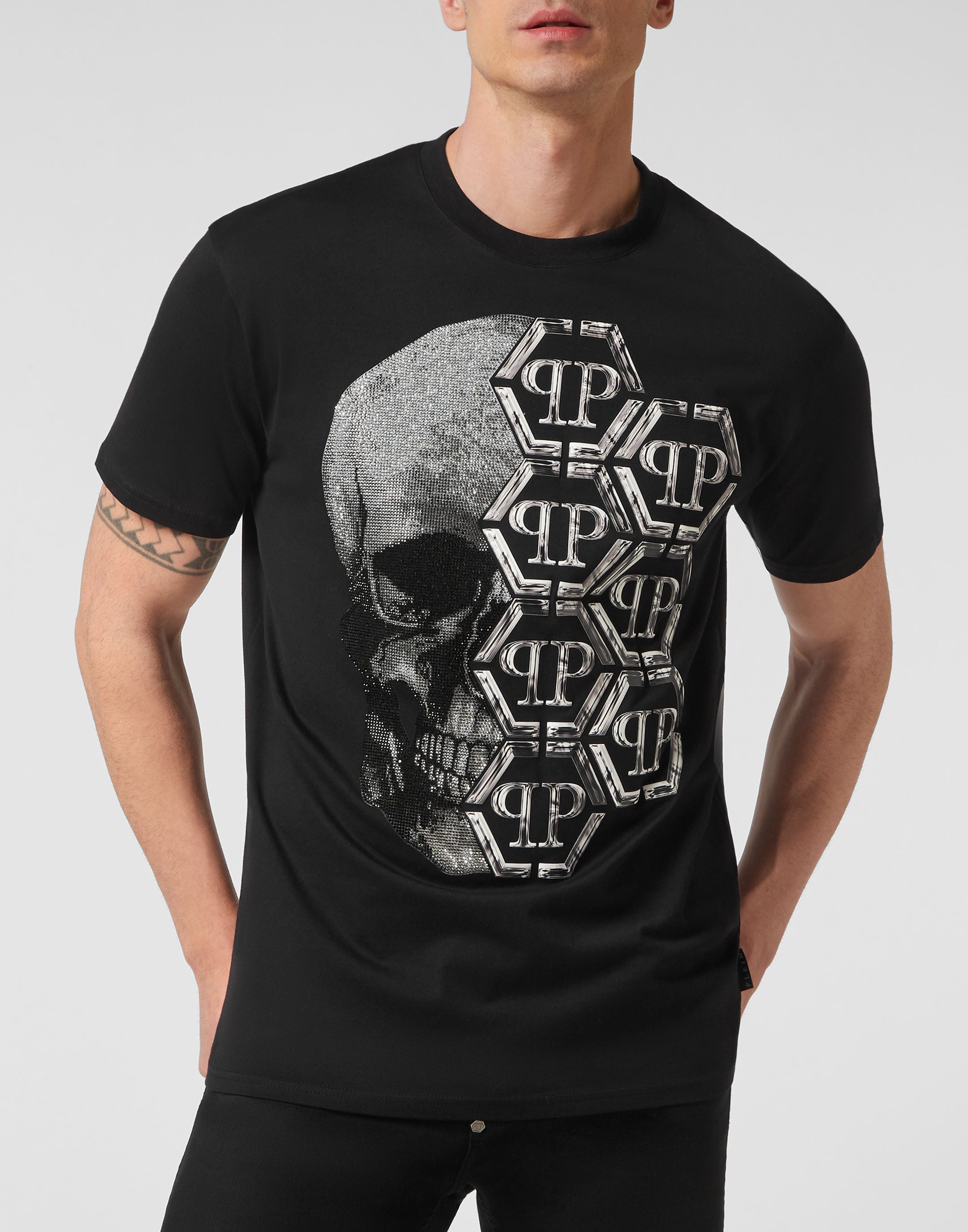 PHILIPP PLEIN T-Shirt Hexagon günstig online kaufen