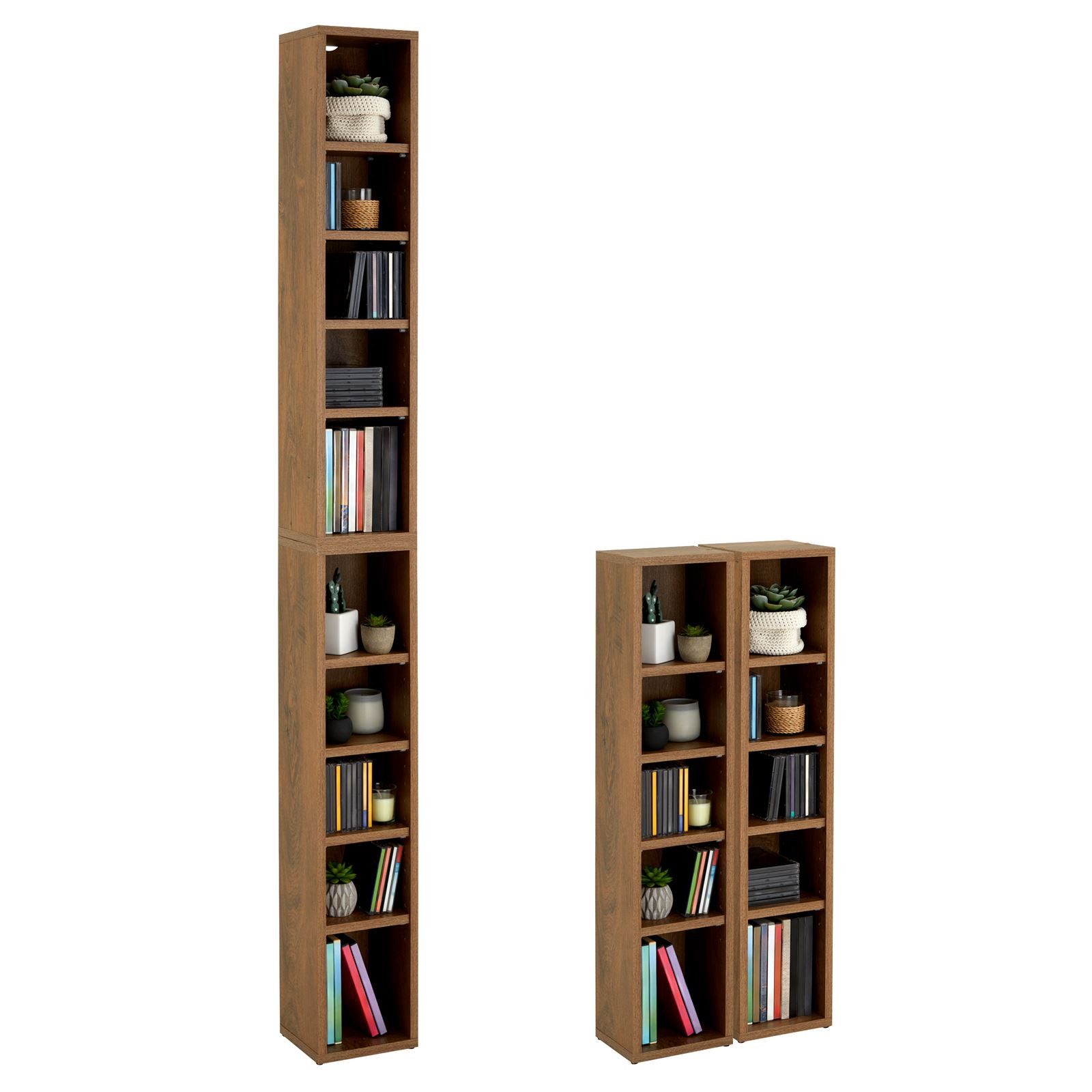 CARO-Möbel CD-Regal CHART, Medienregal aus 2 Modulen, Medien Aufbewahrung b günstig online kaufen