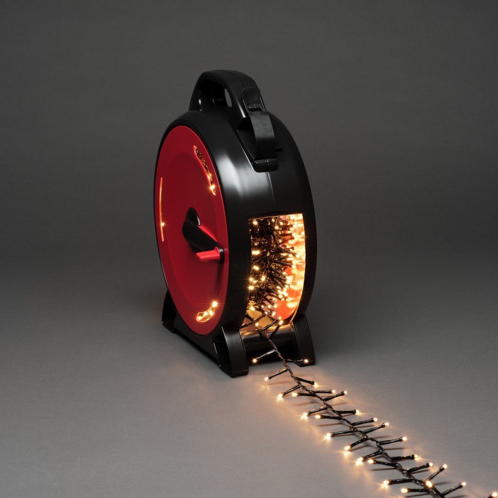 KONSTSMIDE LED-Lichterkette Weihnachtsdeko aussen, 1000 weiße warm Dioden