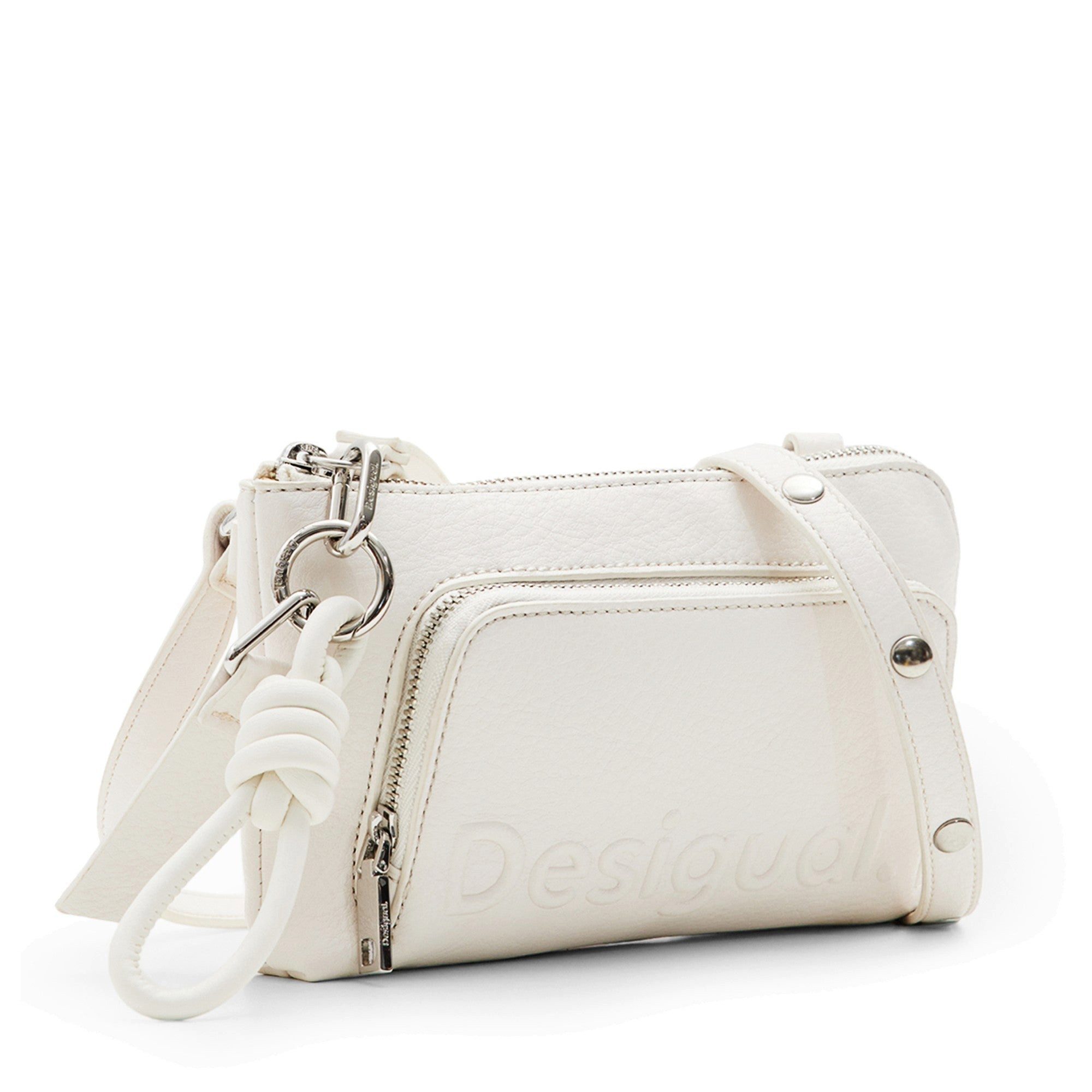 Desigual Umhängetasche Half Logo 24 Lisa - Umhängetasche 20 cm (white)