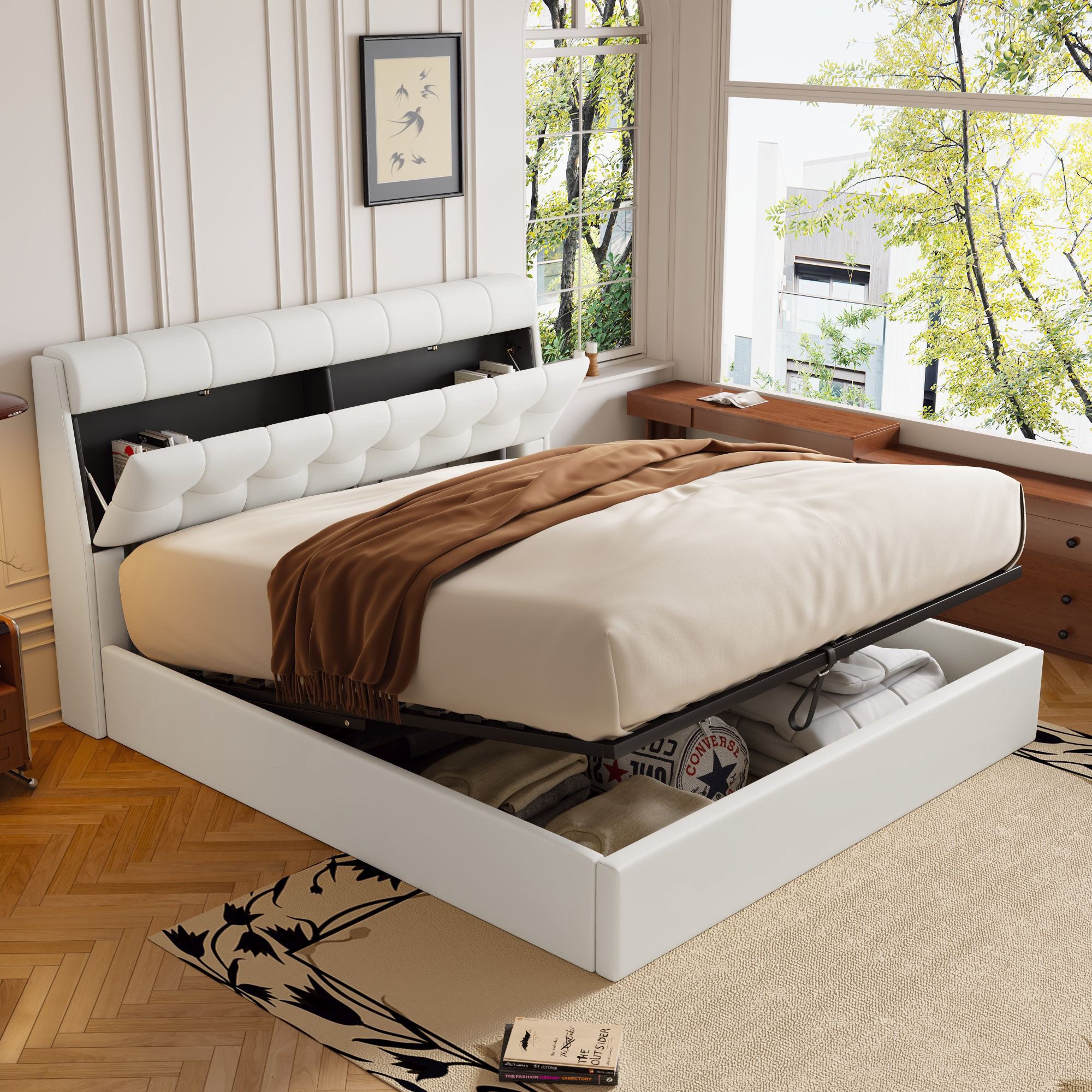 STILVORA Polsterbett 140×200 Polsterbett Funktionsbett mit günstig online kaufen