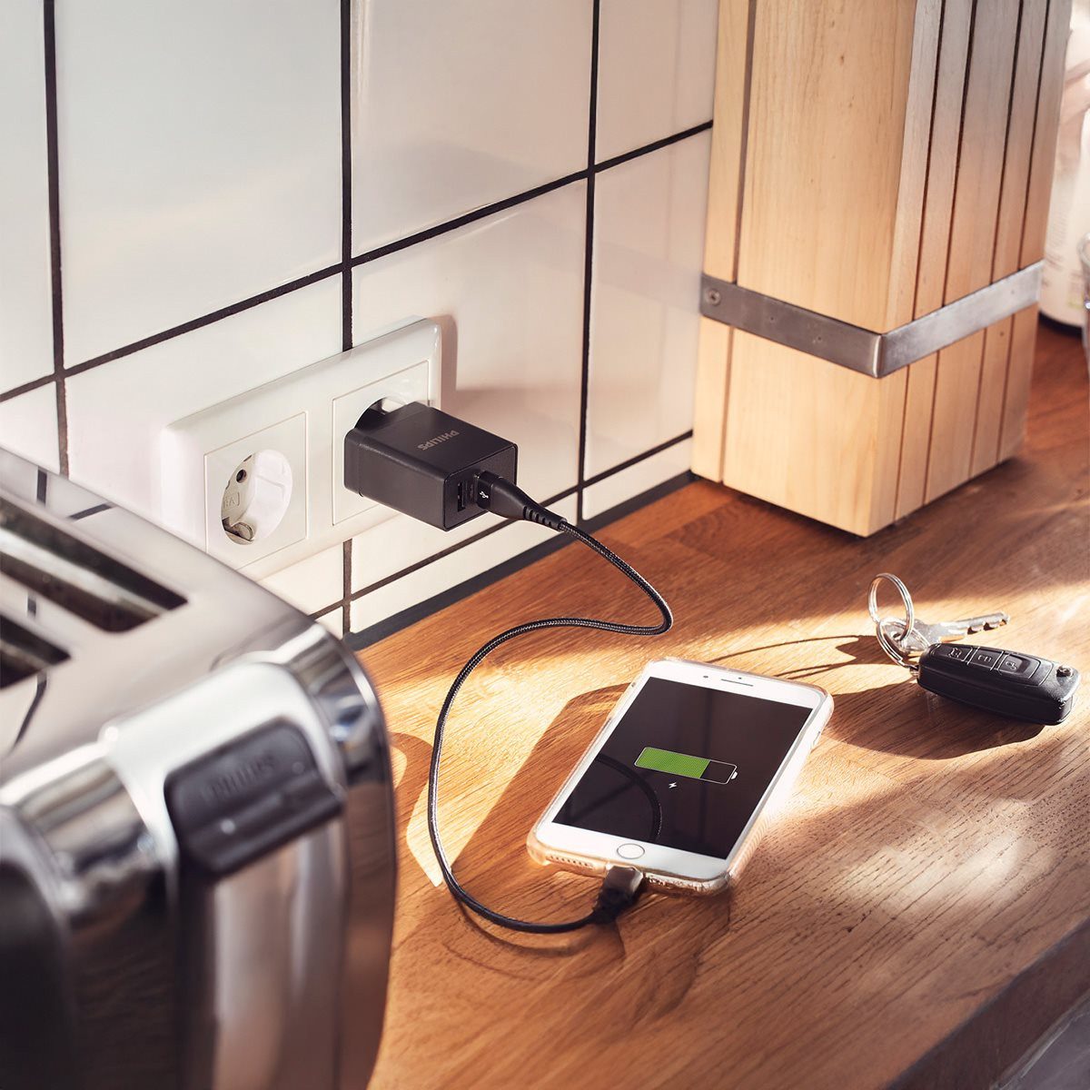 Philips Philips Doppelladegerät DLP2610/12 USB-Ladegerät