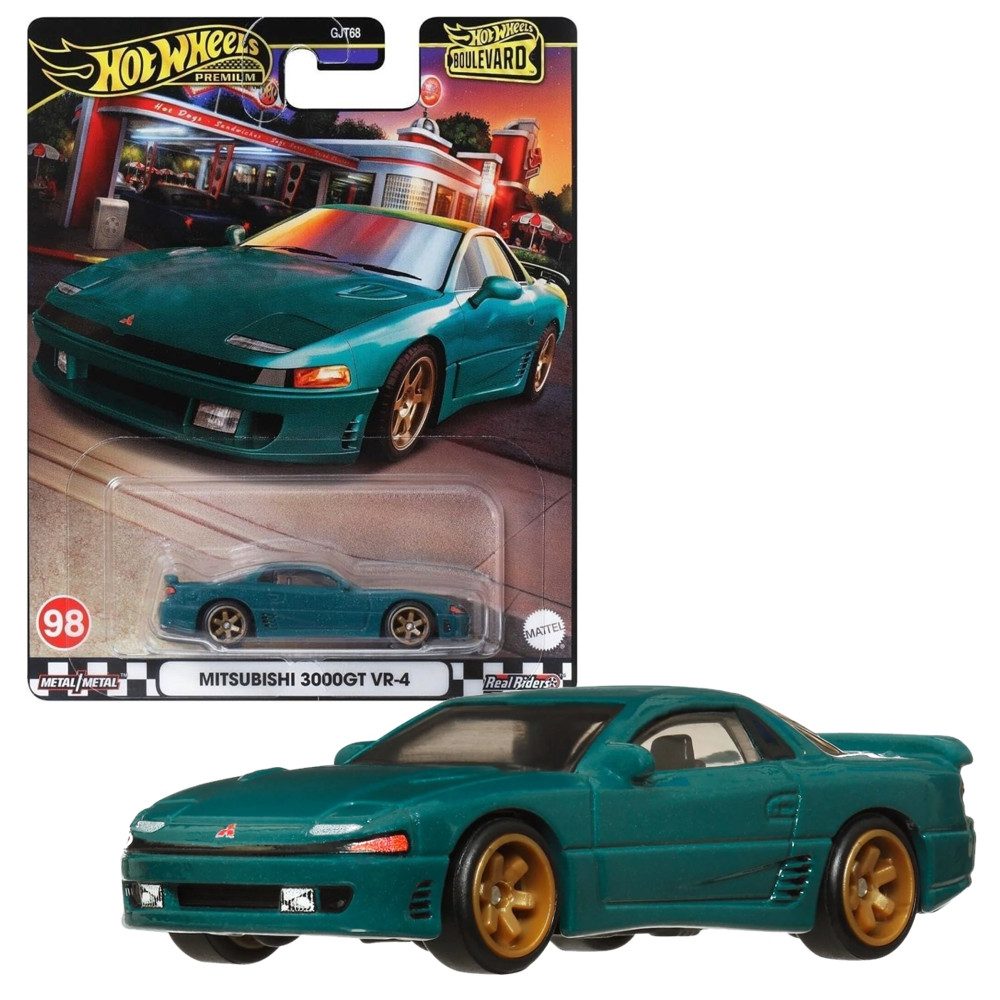 Spielzeug-Rennwagen Mitsubishi 3000GT VR 4 HRT68 Hot Wheels Boulevard Fahrzeug