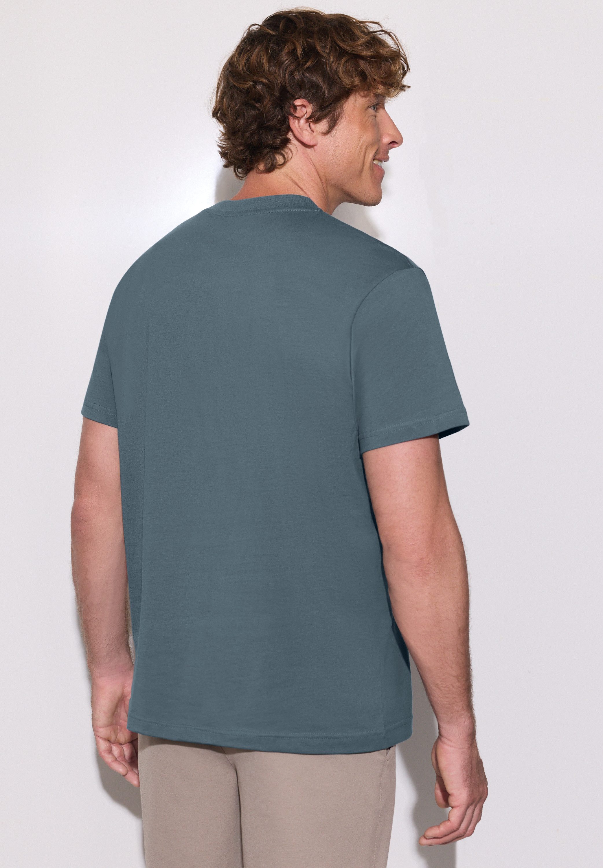 STREET ONE MEN T-Shirt aus reiner Baumwolle – Bild 2 von 5