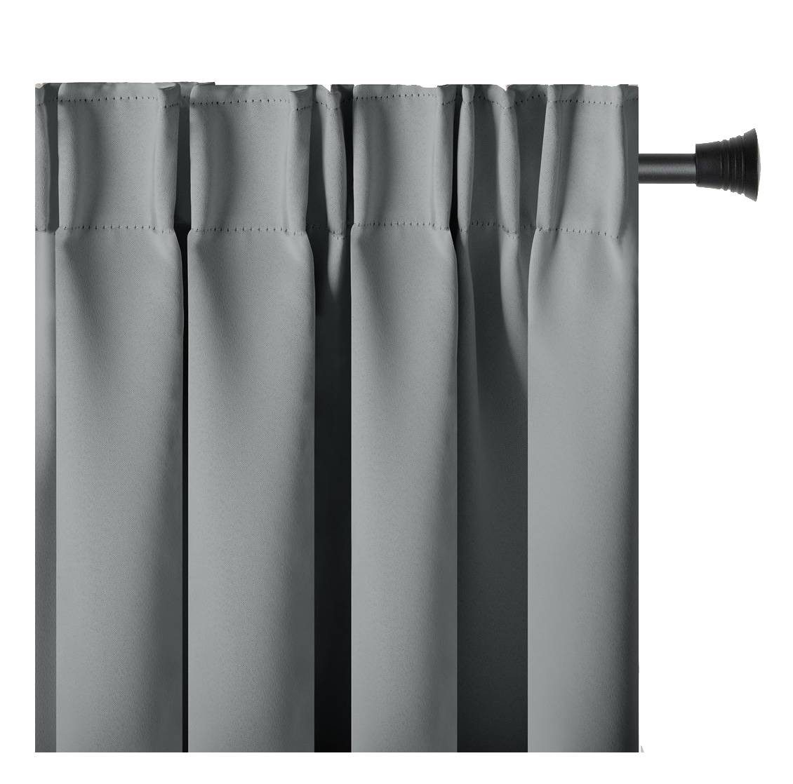 AmeliaHome Gardine Gardine Vorhang Einfarbig Verdunklungsvorhang Aufhängung Pleat (1 St), Kräuselband, verdunkelnd