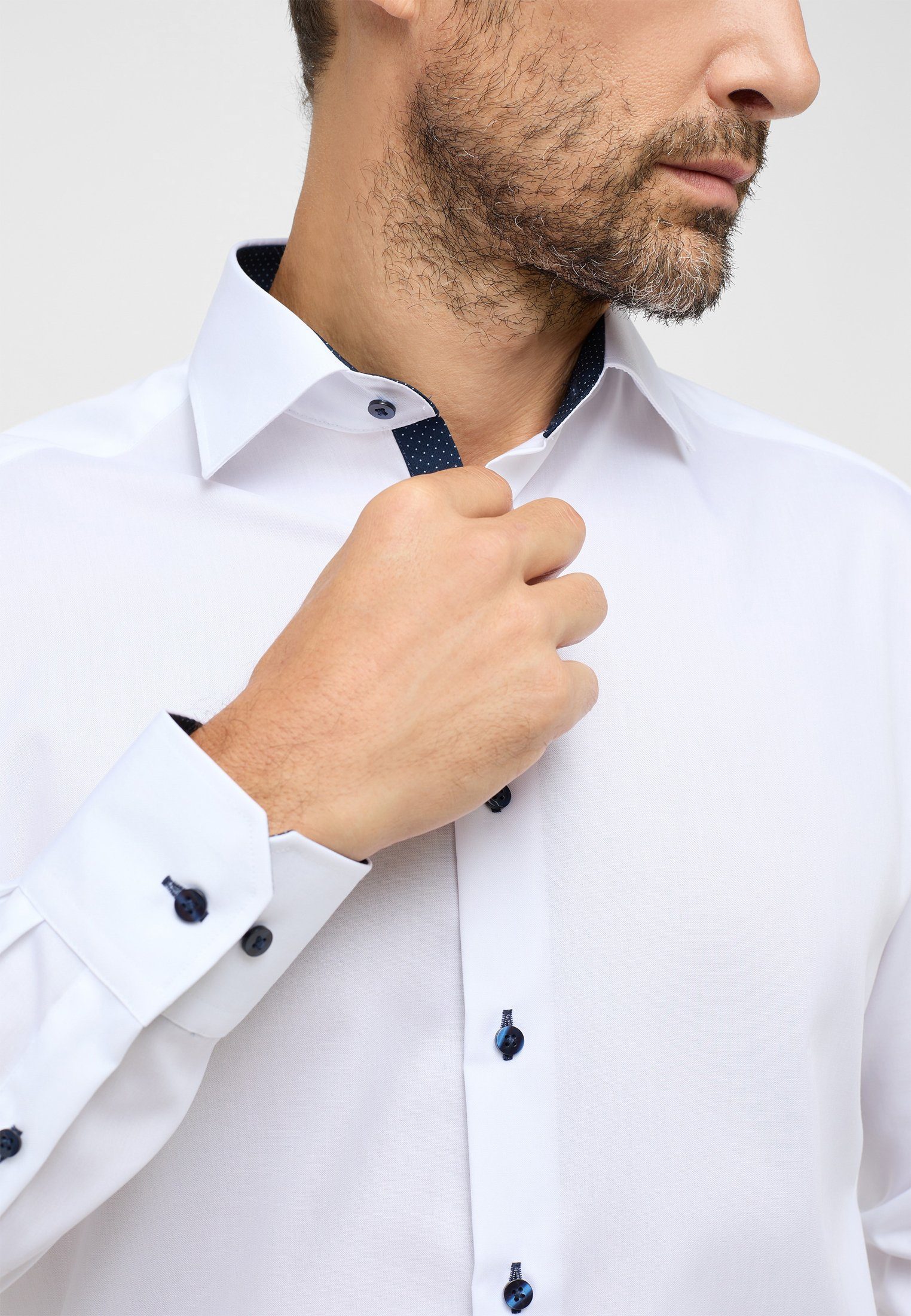 Eterna Langarmhemd MODERN FIT NON IRON (bügelfrei)