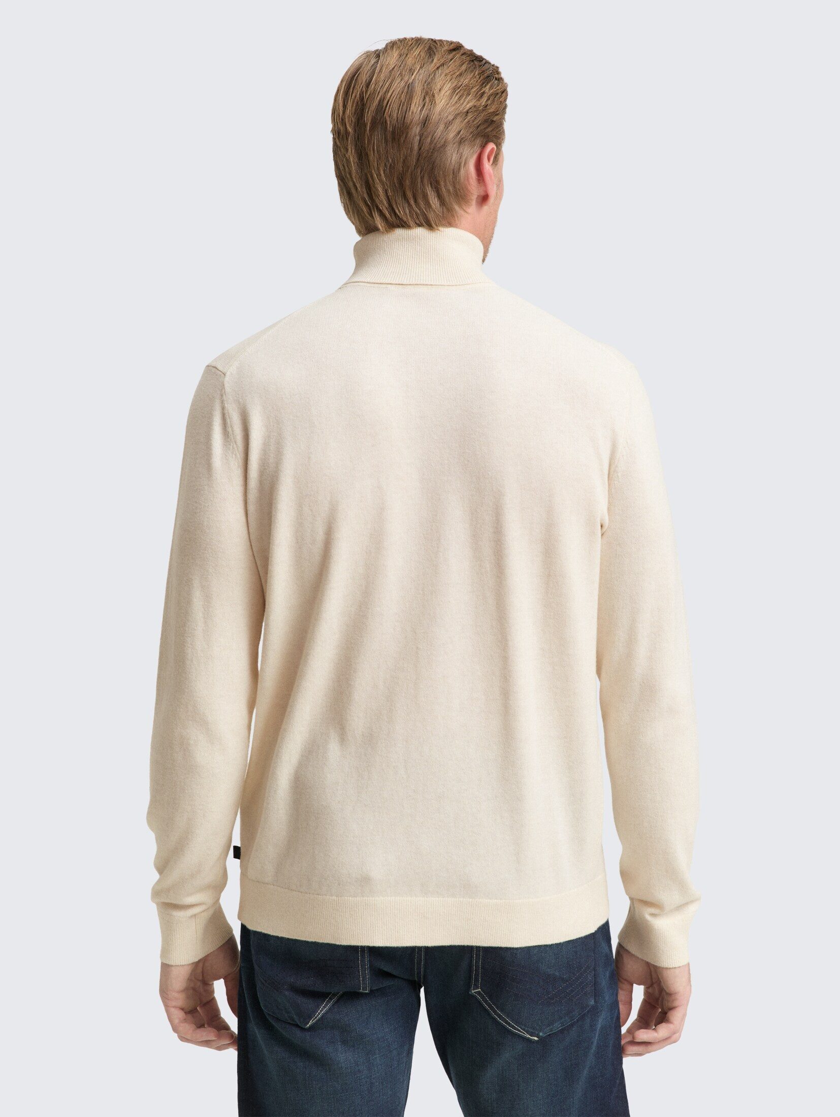 TOM TAILOR Strickpullover Pullover & Strickjacken Rollkragenpullover mit Kaschmir-Anteil
