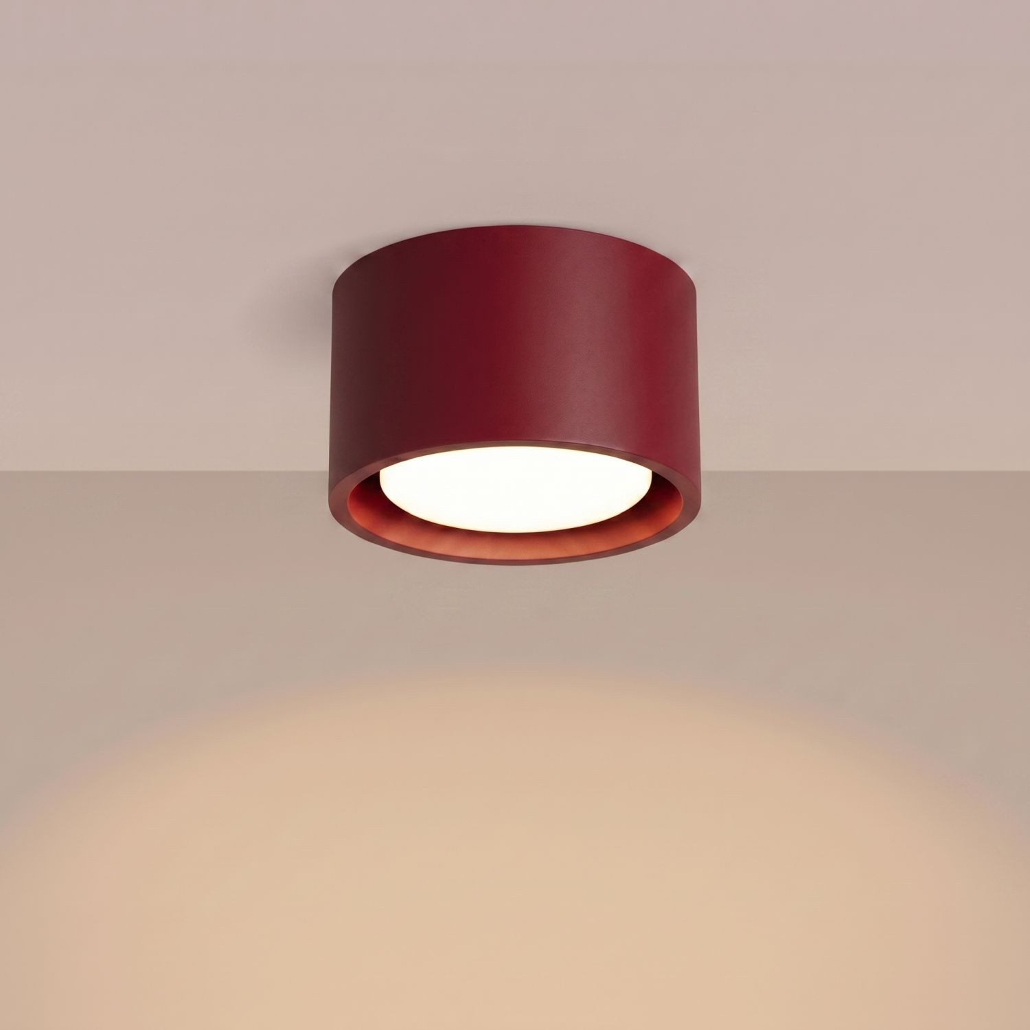 Licht-Erlebnisse Deckenleuchte EMSA, ohne Leuchtmittel, GX53 Ø 10 cm rund Modern Deckenleuchte