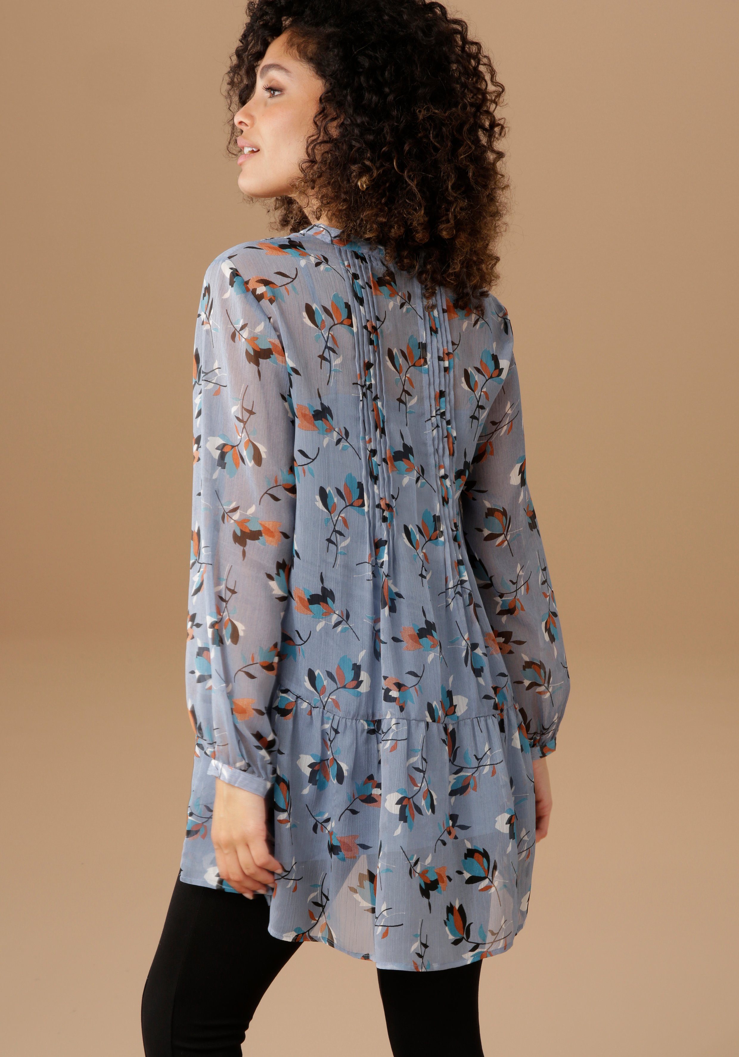 Aniston SELECTED Longbluse mit dekorativer Biesenverzierung günstig online kaufen