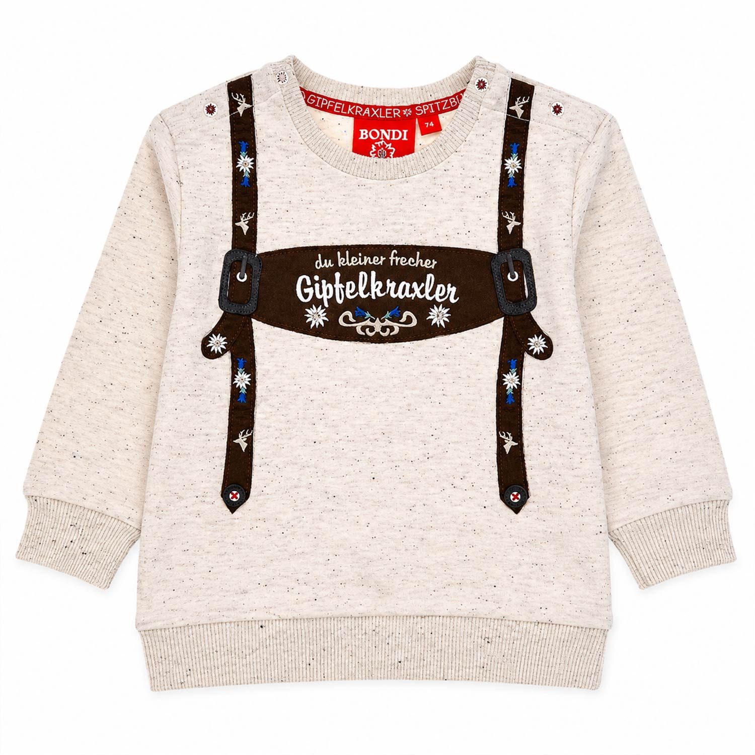 BONDI T-Shirt BONDI Jungen Sweatshirt 'Gipfelkraxler' 91835, Be