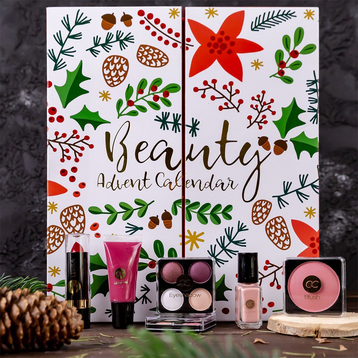 ACCENTRA Adventskalender Adventskalender zum Kosmetik Hello Winter, mit mit aufklappen Kalender Türchen 24