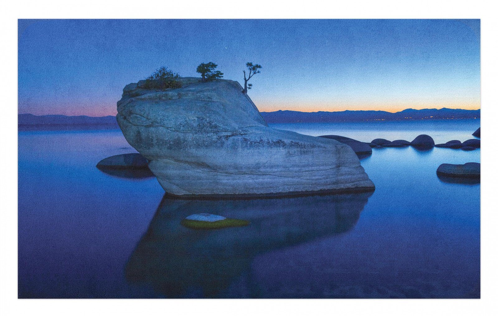 Outdoorteppich »Dekorative Polyester Bodenmatte mit rutschfesten Träger