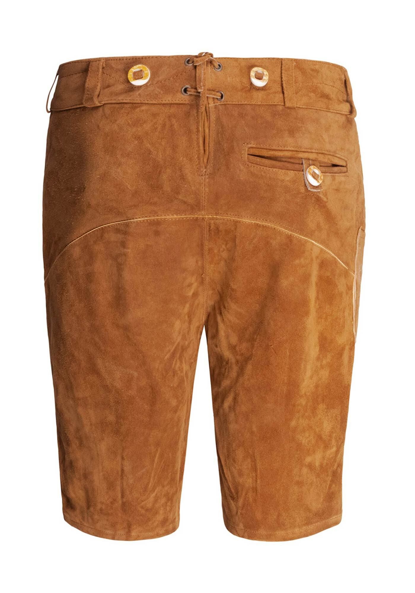 Alessandro Salvarini Trachtenlederhose ASLederiio Aus echtem Leder inkl. Träger – Bild 2 von 5