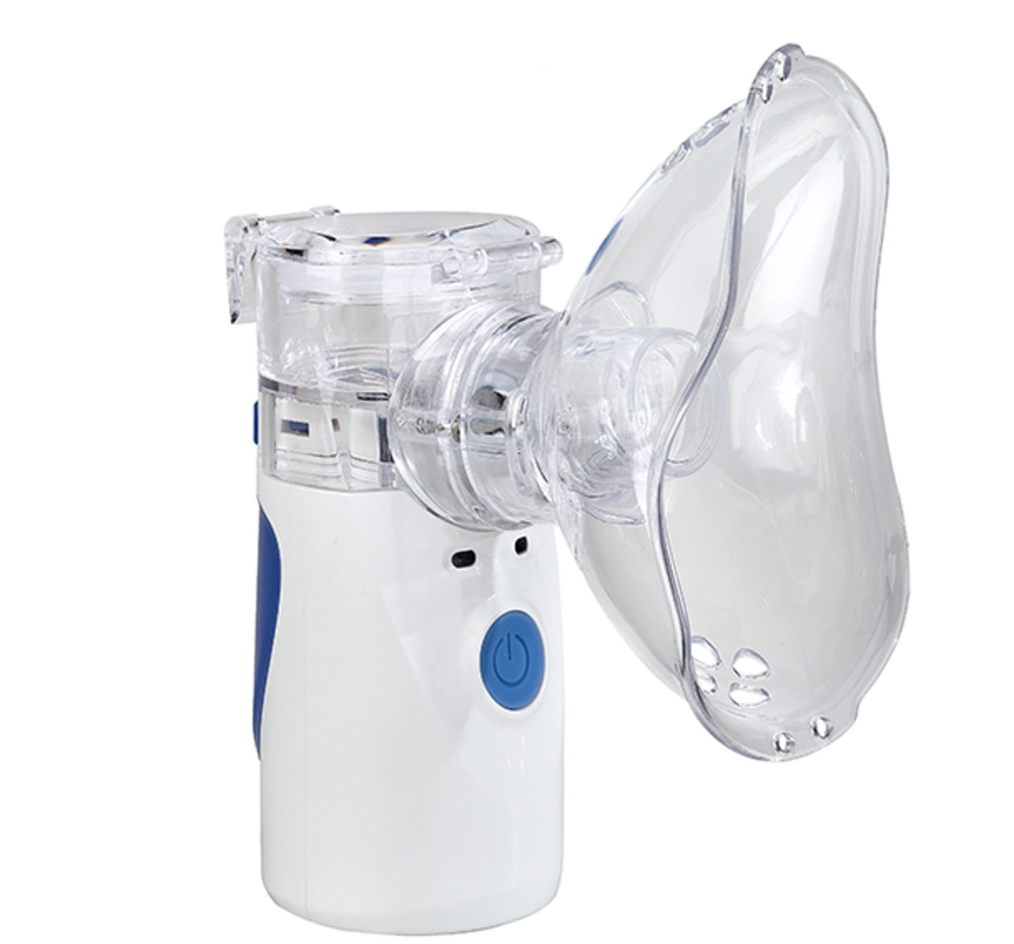 DocMed Inhalationsgerät Ultraschall Inhalationsgerät Mini, Komplett-Set 7-tlg., effektive Inhalations-und Atemtherapie, Hilft bei Erkältungen, Tragbar und handlich, Für Kinder und Erwachsene